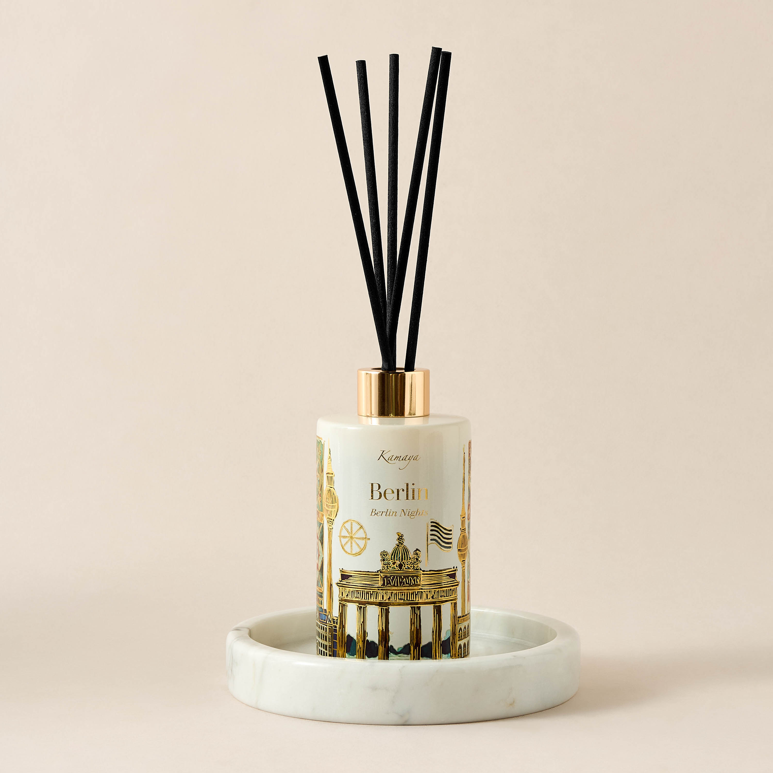 Kamaya Berlin Nights Scented Reed Diffuser Set - 200 ml-household-homefragrance-reeddiffusers-image-2