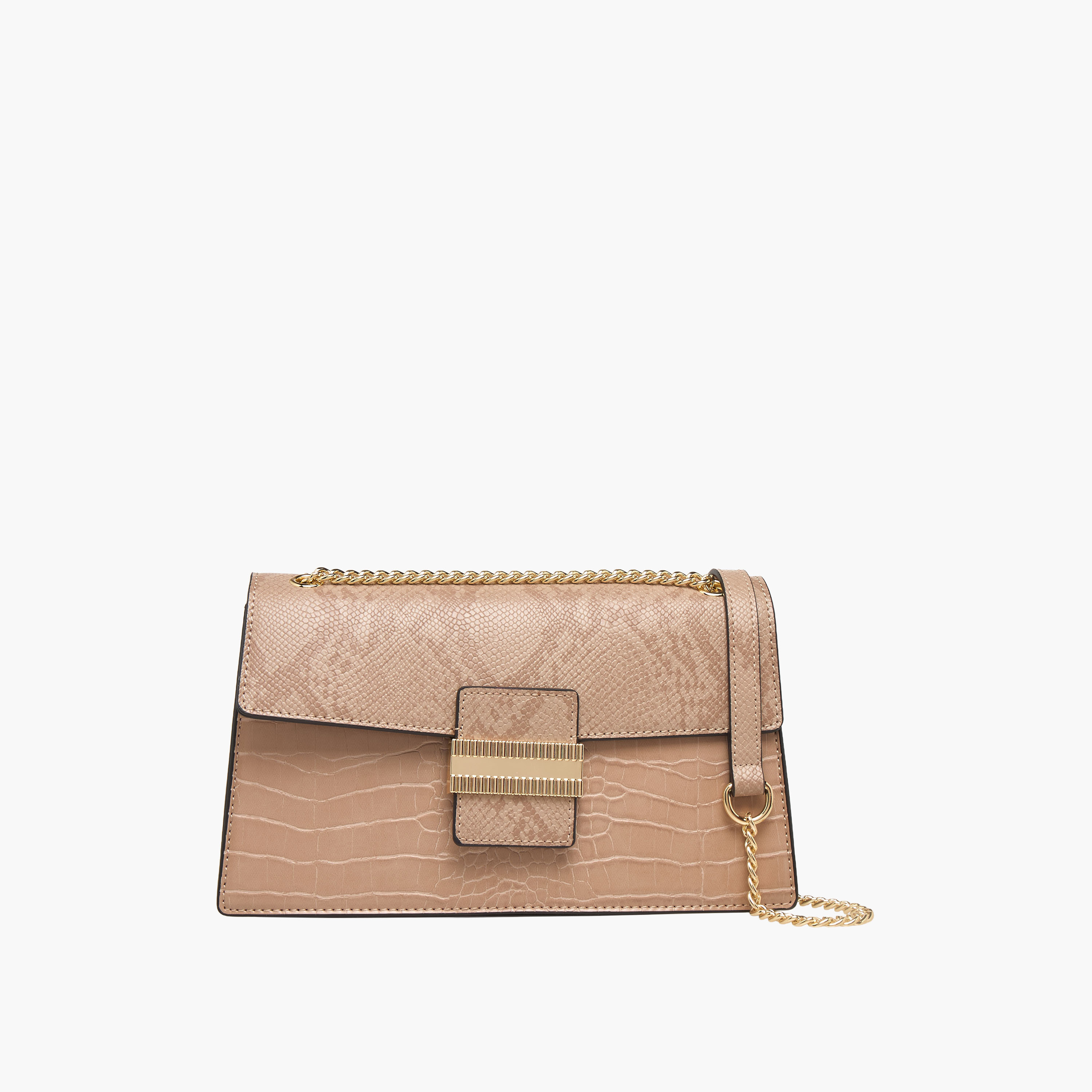 Sasha Kodes Animal Print Crossbody Bag with Chain Strap-women-bagsandwallets-handbags-image-1