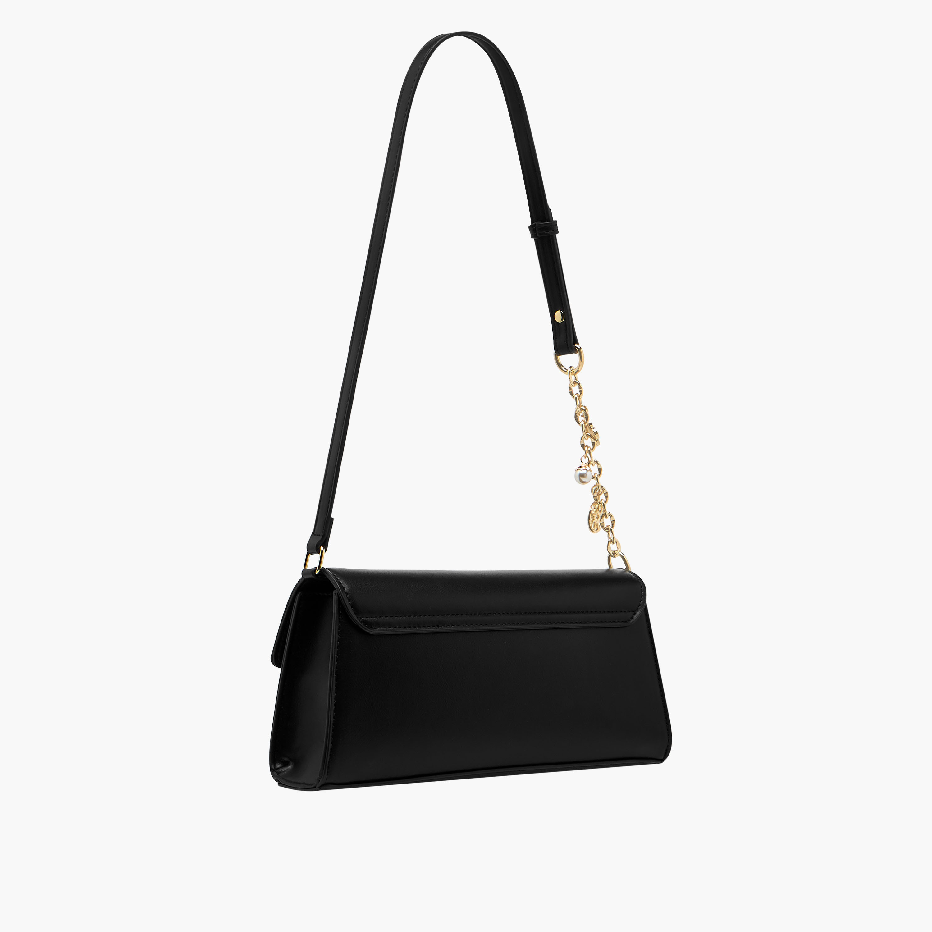 Sasha Kodes Embossed Shoulder Bag with Adjustable Strap-women-bagsandwallets-handbags-image-4