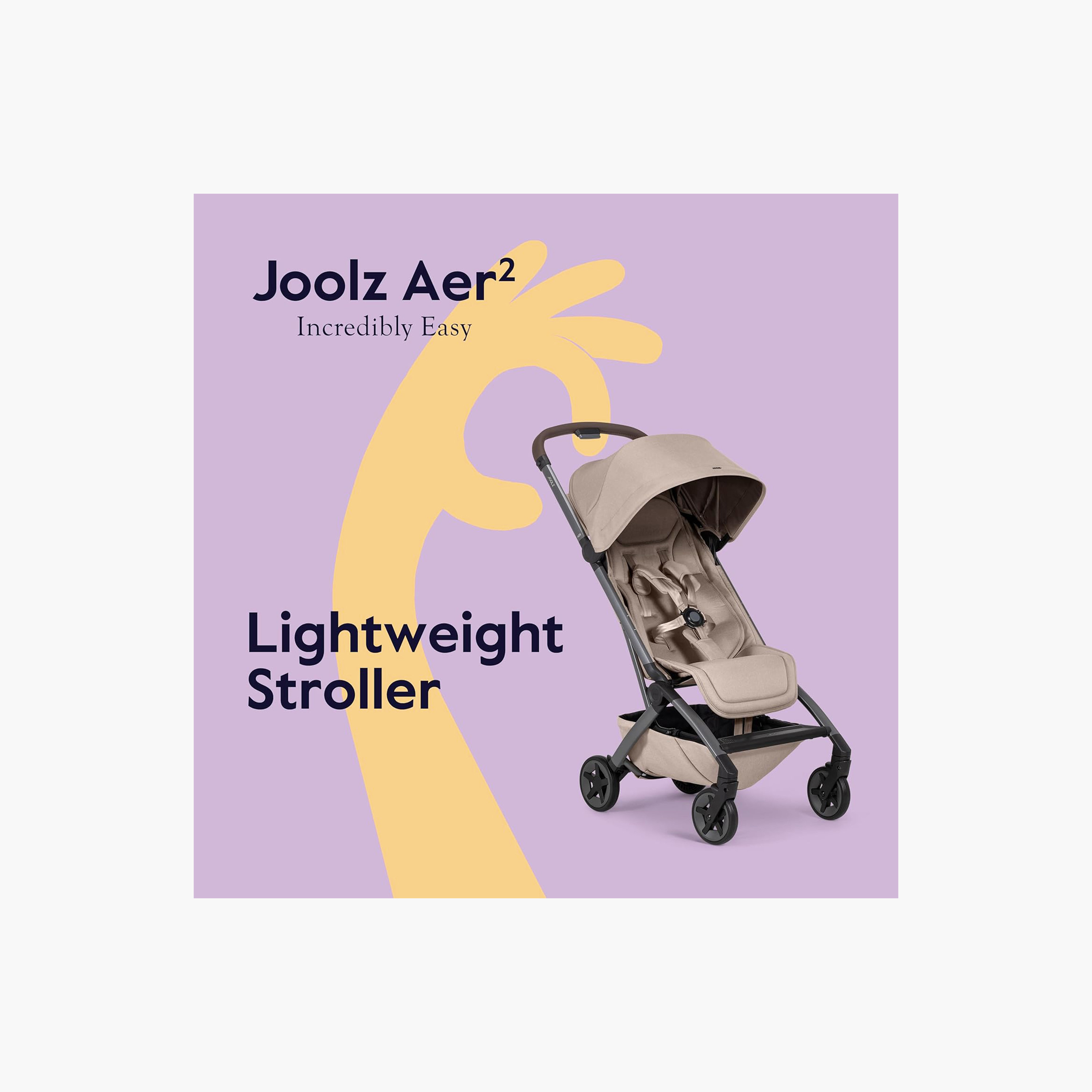 Joolz Aer2 Stroller with Aluminium Frame and One Touch Folding System-baby-gear-strollersandprams-strollers-image-2