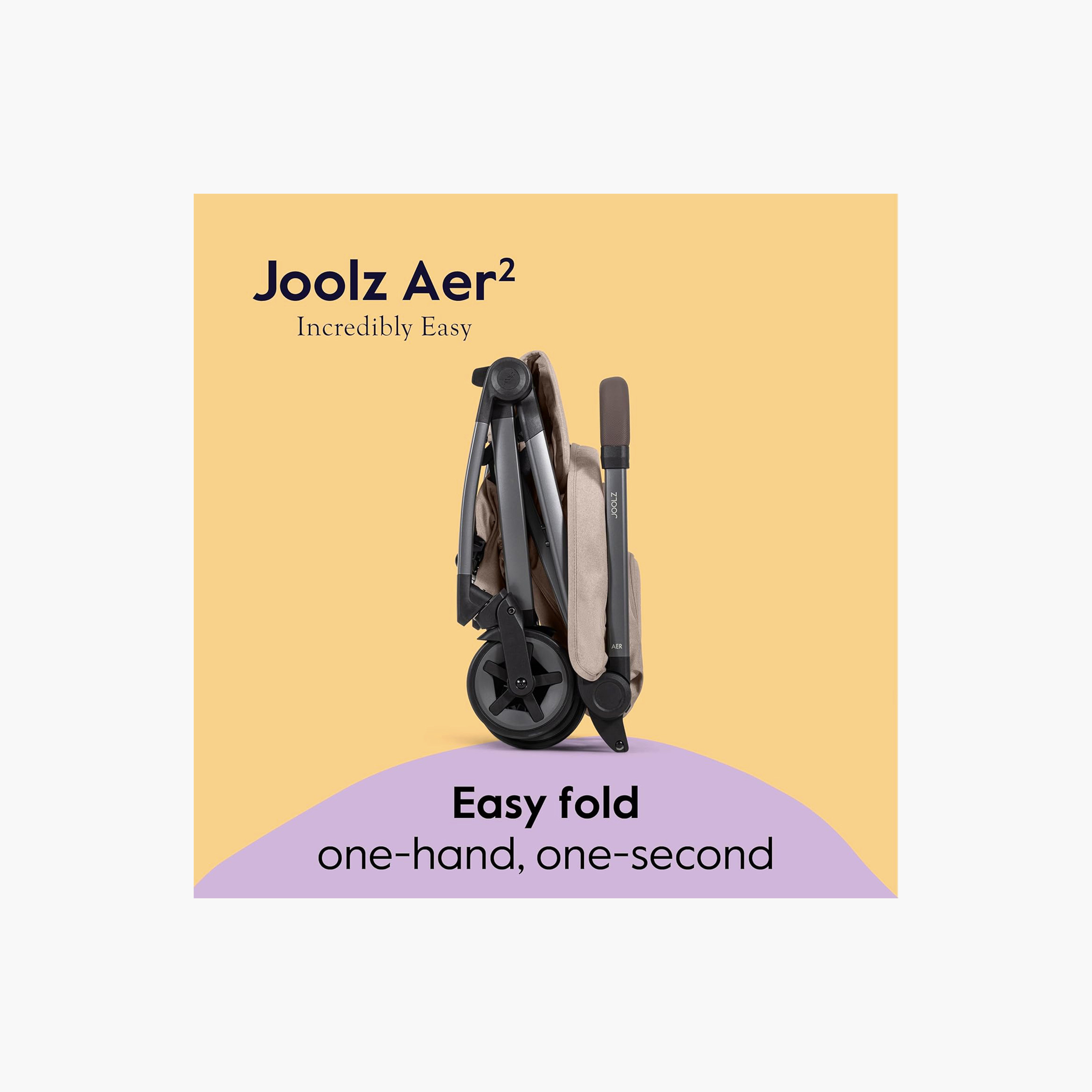 Joolz Aer2 Stroller with Aluminium Frame and One Touch Folding System-baby-gear-strollersandprams-strollers-image-4