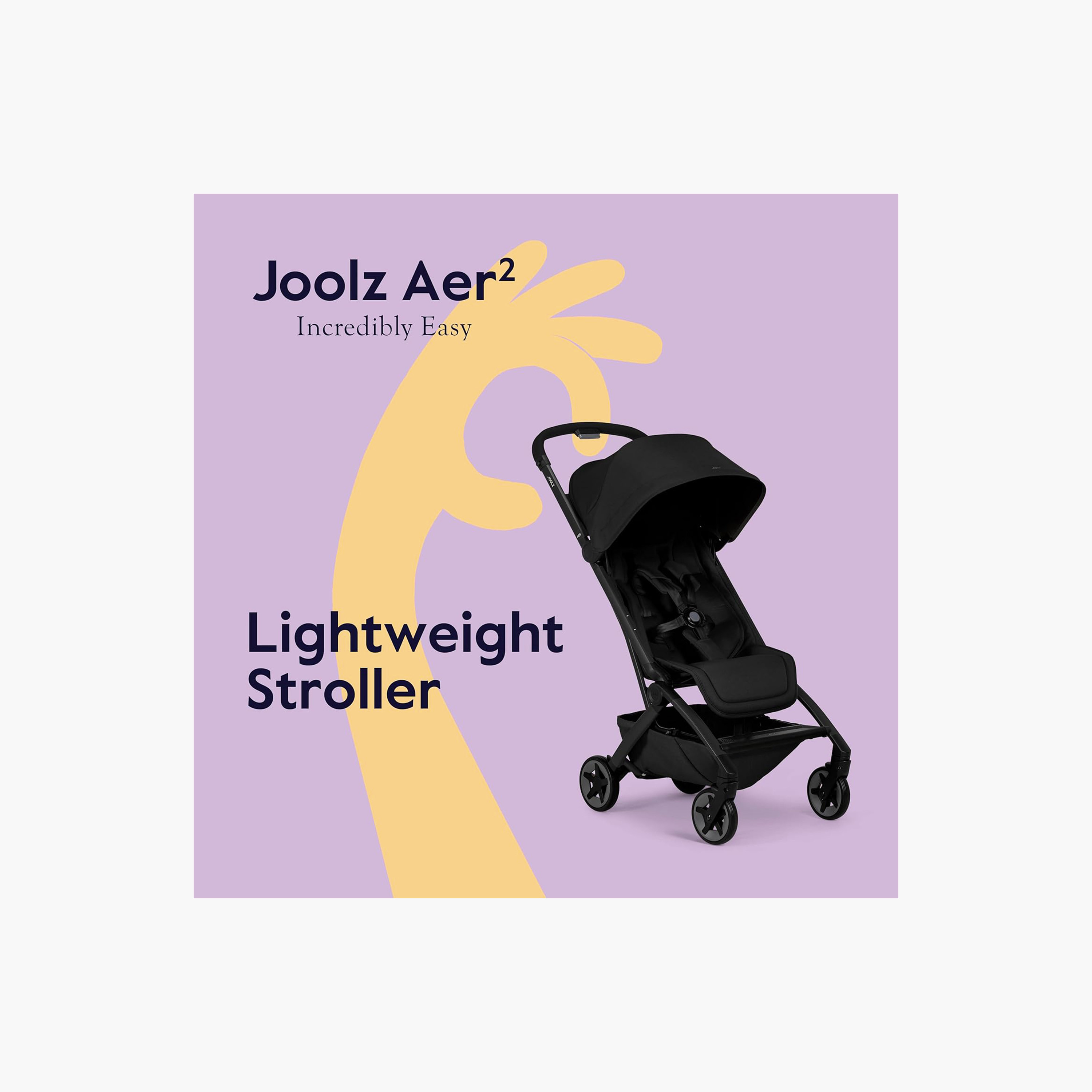 Joolz Aer2 Stroller with Aluminium Frame and One Touch Folding System-baby-gear-strollersandprams-strollers-image-2