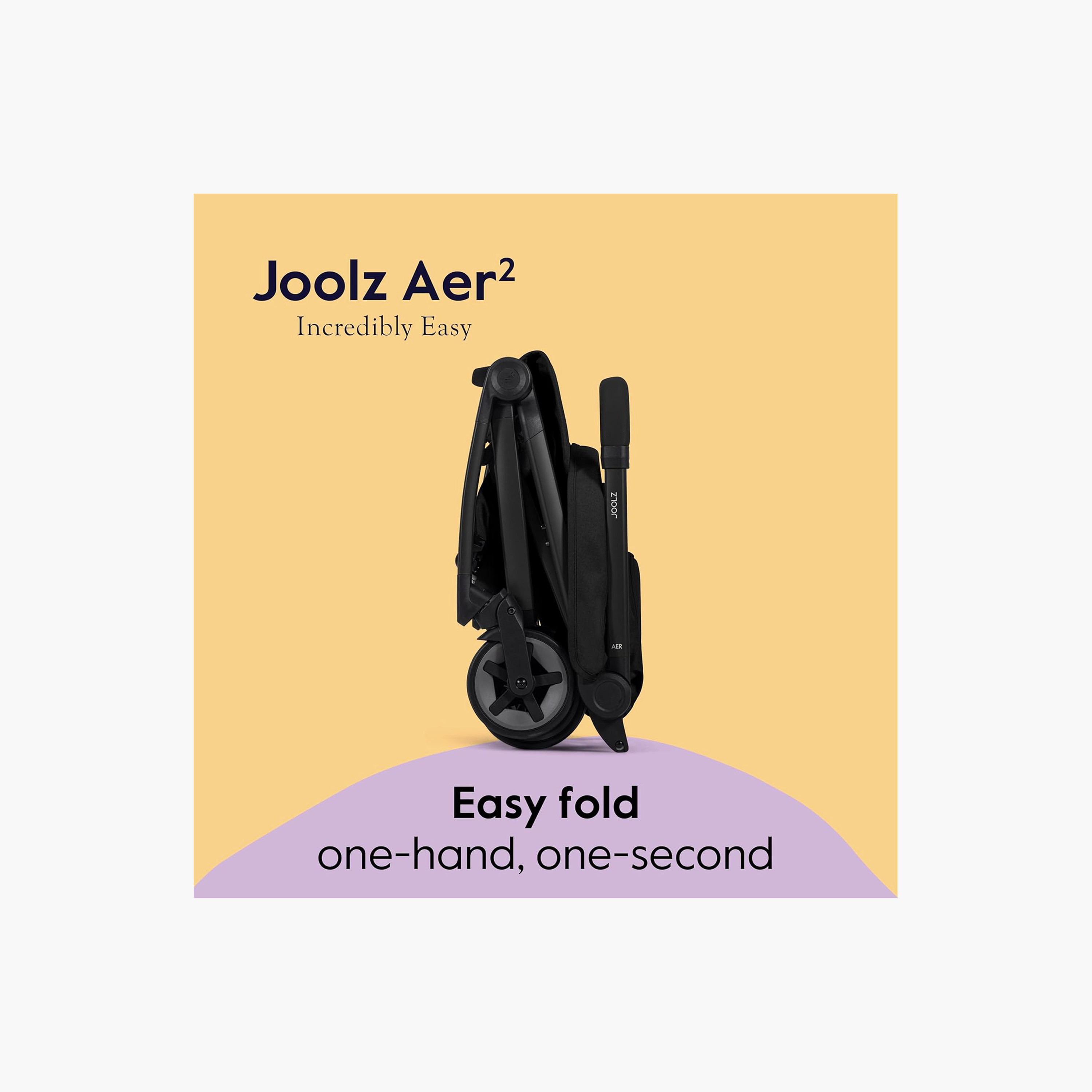 Joolz Aer2 Stroller with Aluminium Frame and One Touch Folding System-baby-gear-strollersandprams-strollers-image-4