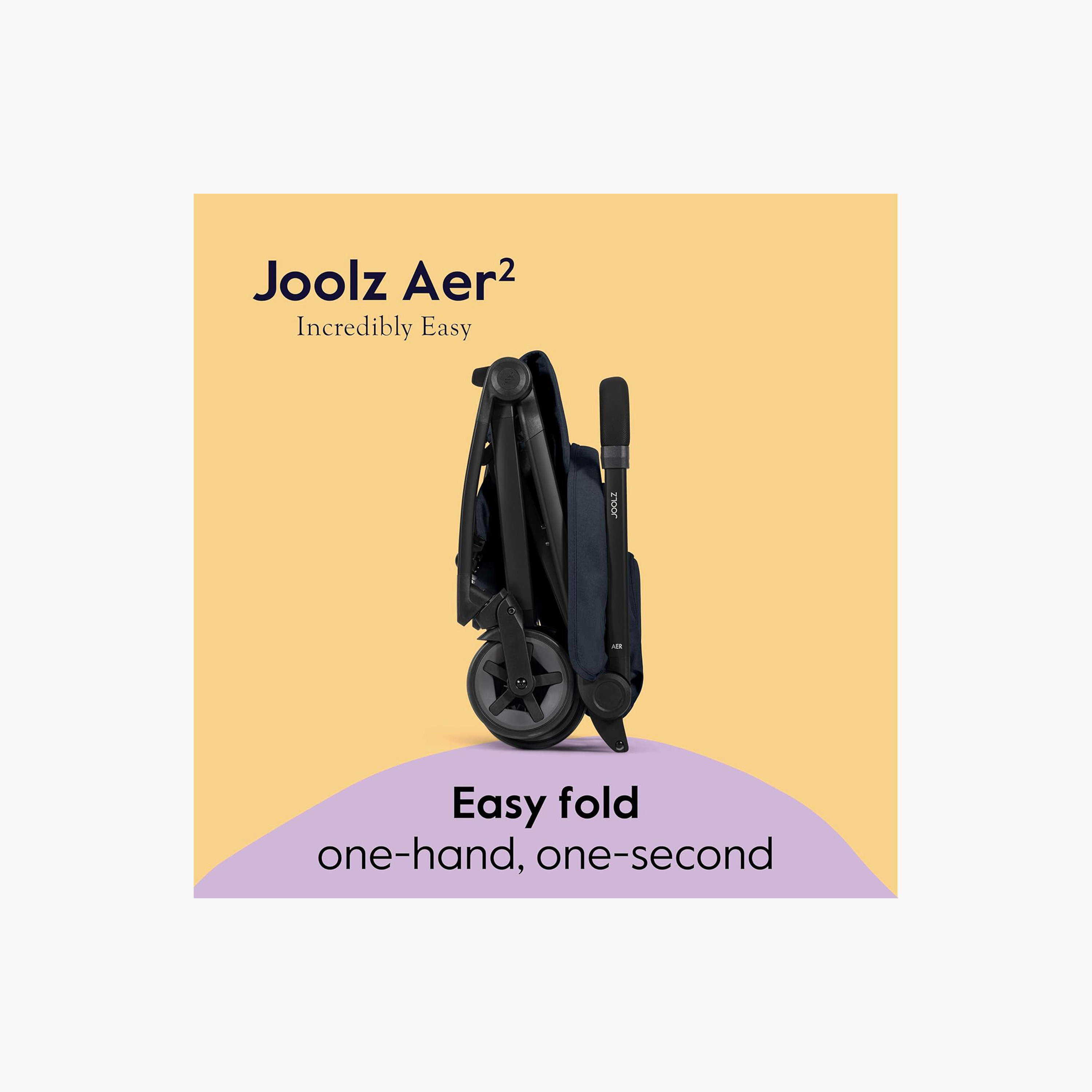 Joolz Aer2 Stroller with Aluminium Frame and One Touch Folding System-baby-gear-strollersandprams-strollers-image-4