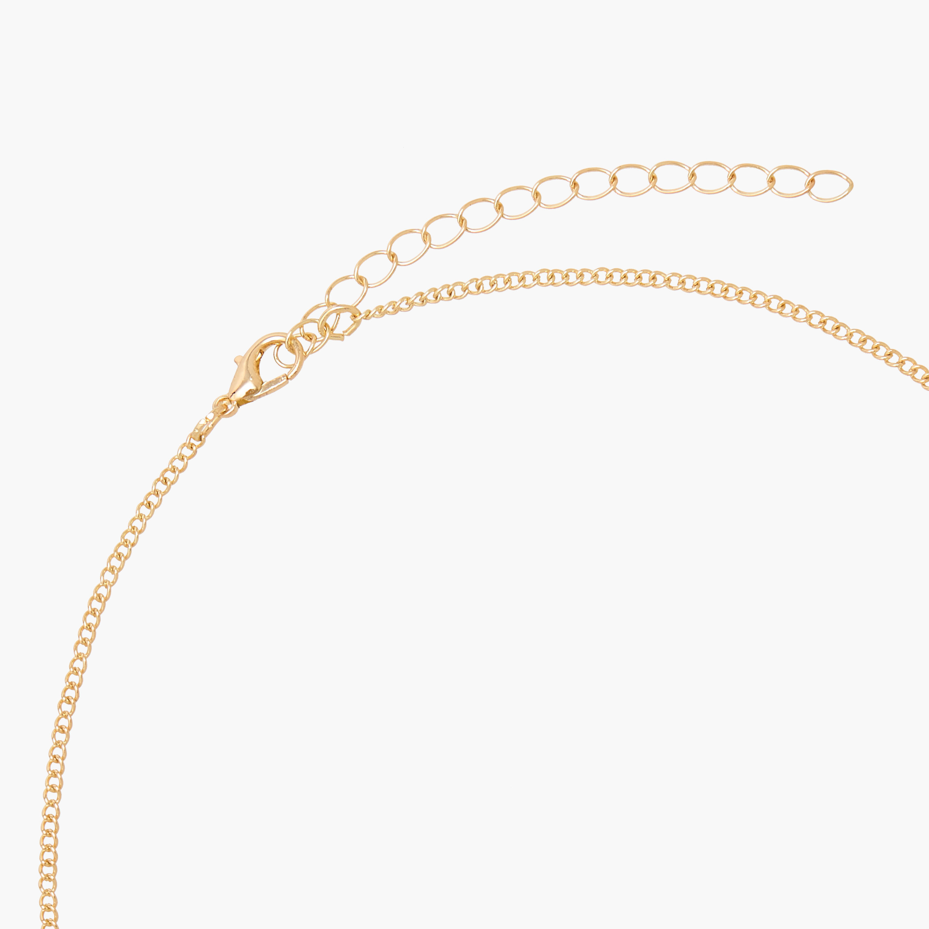 Gold Tone Necklace with Pearl Pendant-women-watchesandjewellery-jewellery-necklacesandpendants-image-3