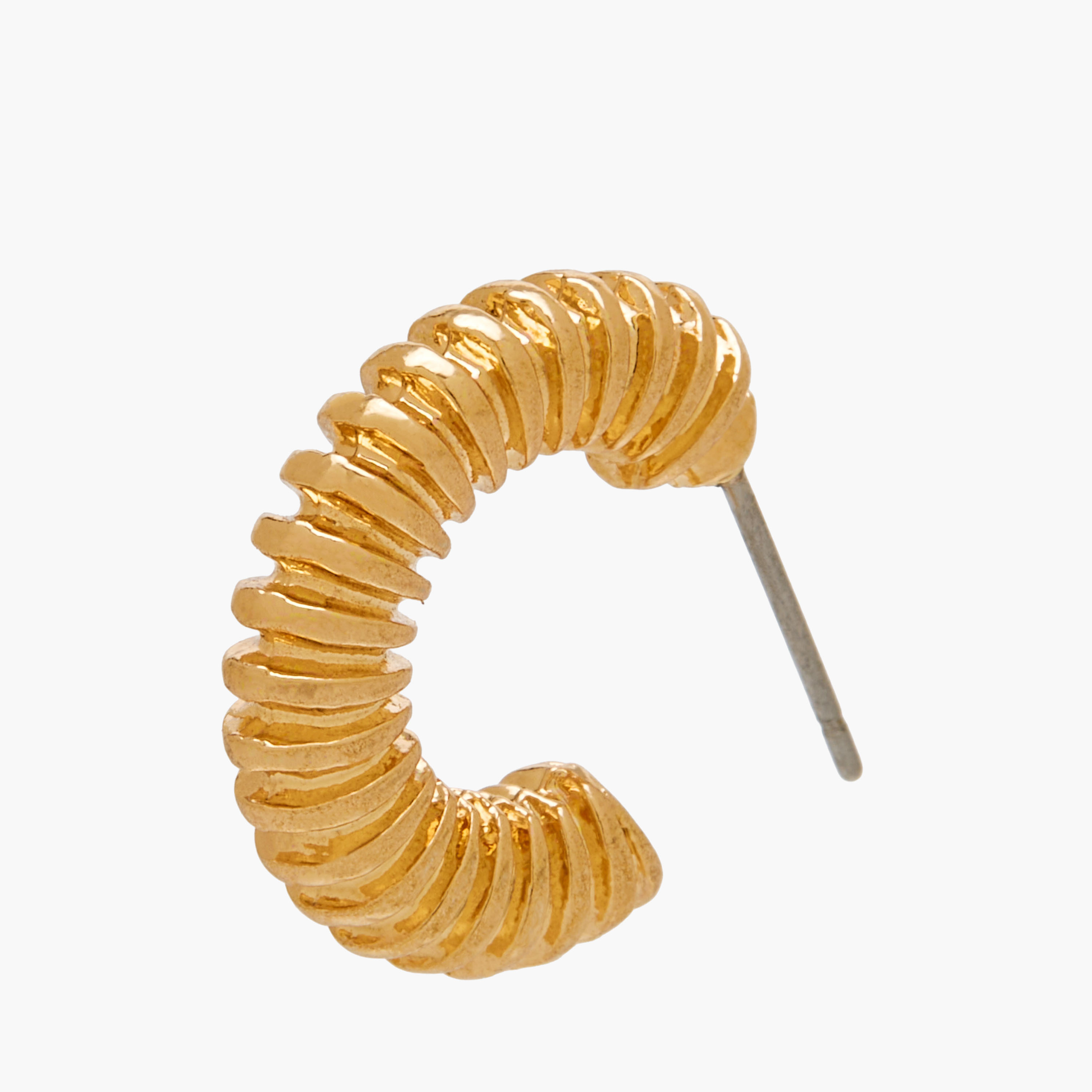 Pack of 3 Gold Tone Hoop Earrings with Pushback Closure-women-watchesandjewellery-jewellery-earrings-image-6