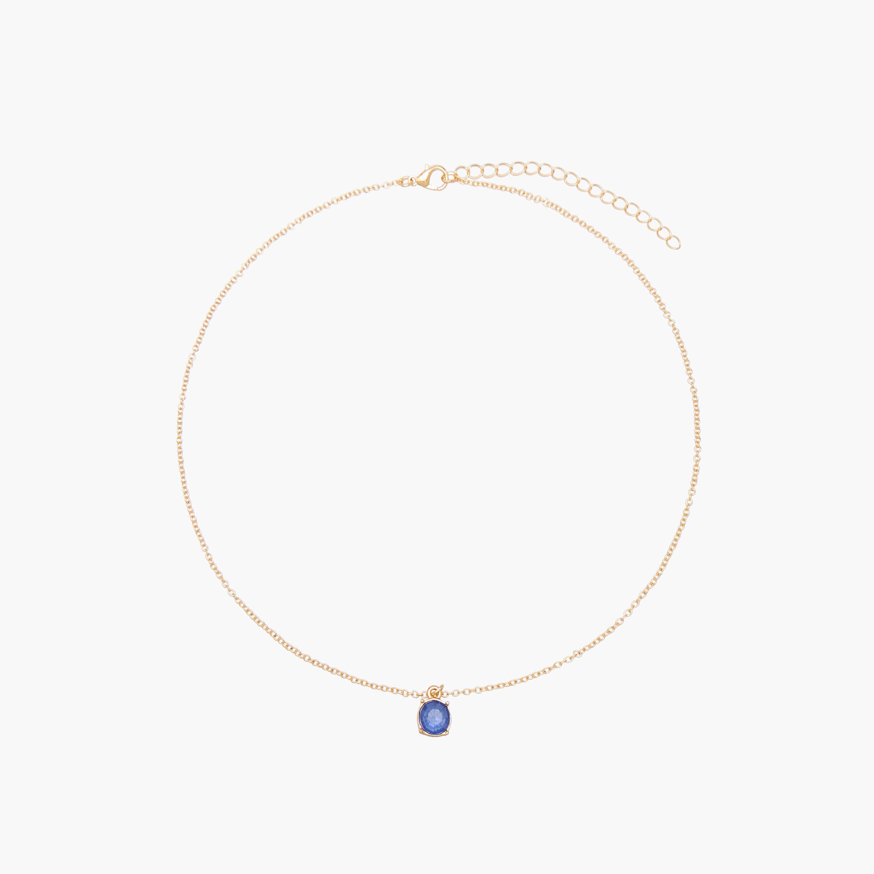 Set of 2 - Gold Tone Stone Embellished Pendant Necklace and Earrings-women-watchesandjewellery-jewellery-jewellerysets-image-2