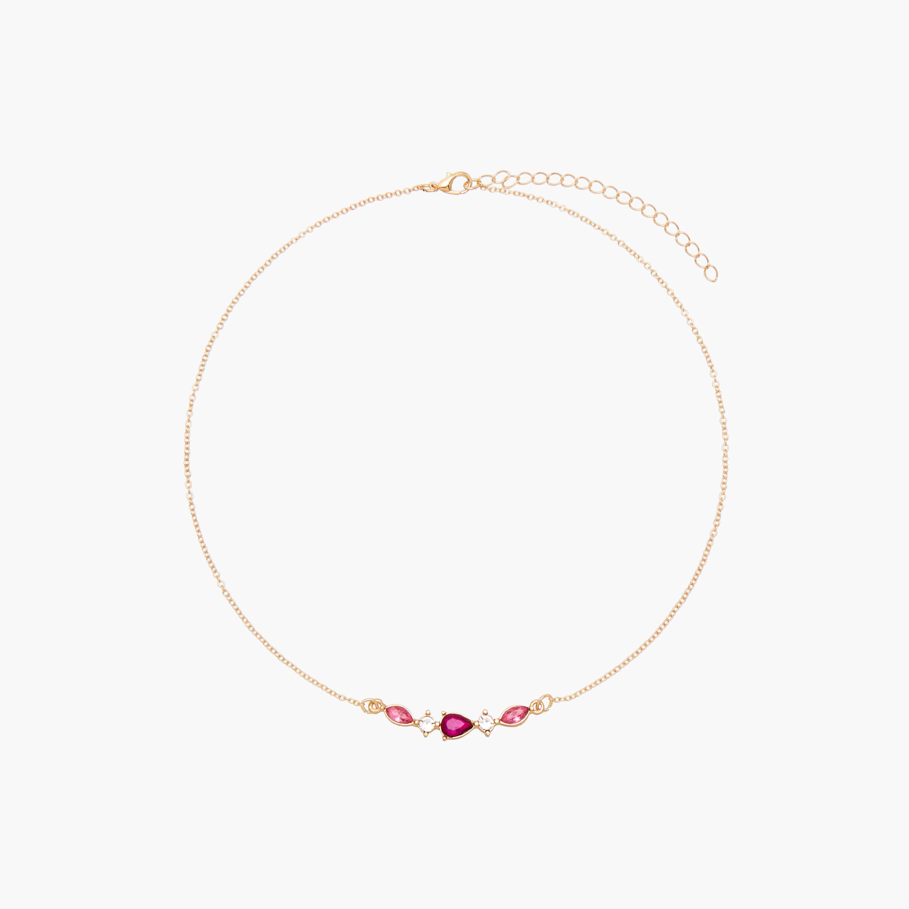 طقم عقد وحلقان مرصّع بالأحجار قطعتين-women-watchesandjewellery-jewellery-jewellerysets-image-2