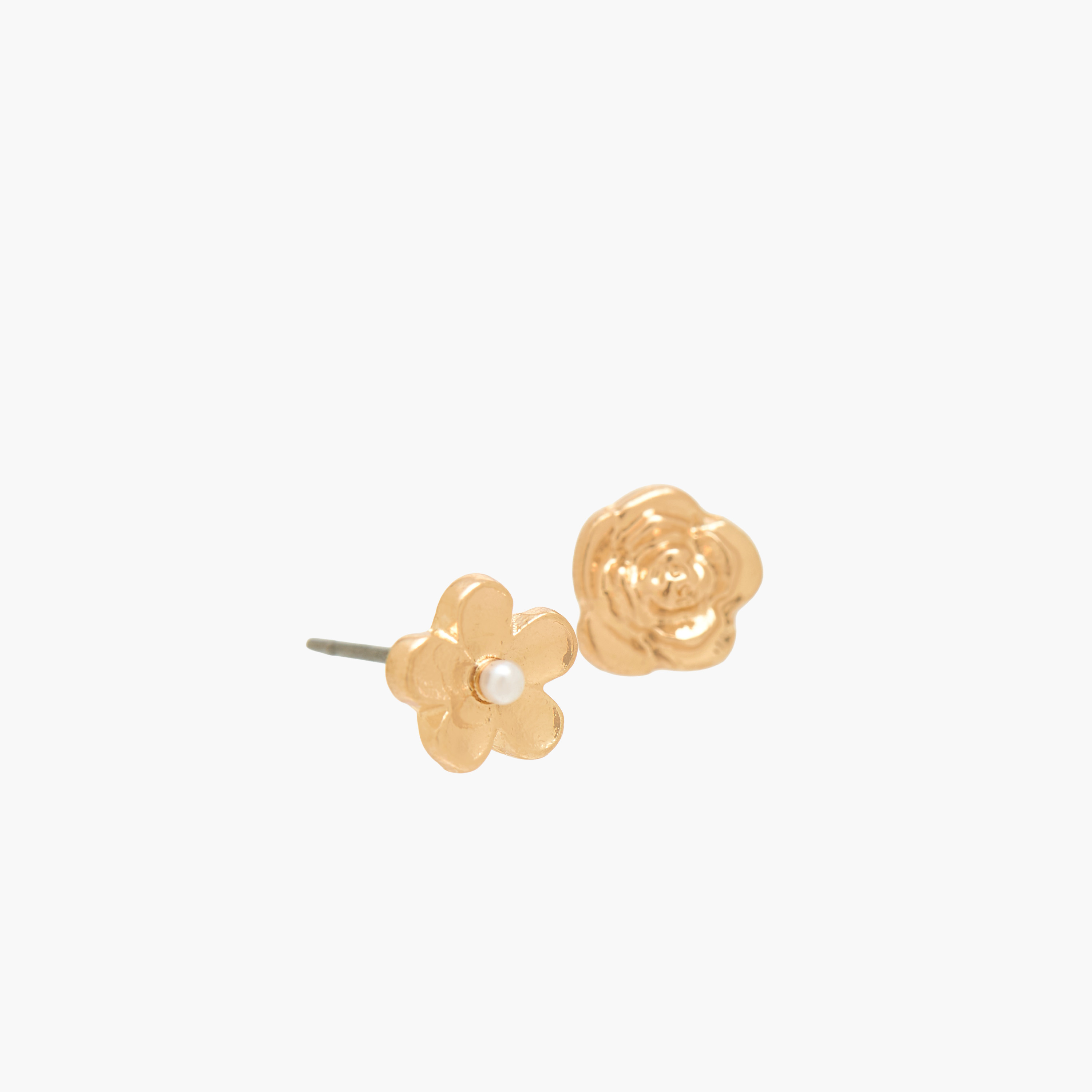 Pack of 9 Gold Tone Assorted Earrings with Pushback Closure-women-watchesandjewellery-jewellery-earrings-image-4
