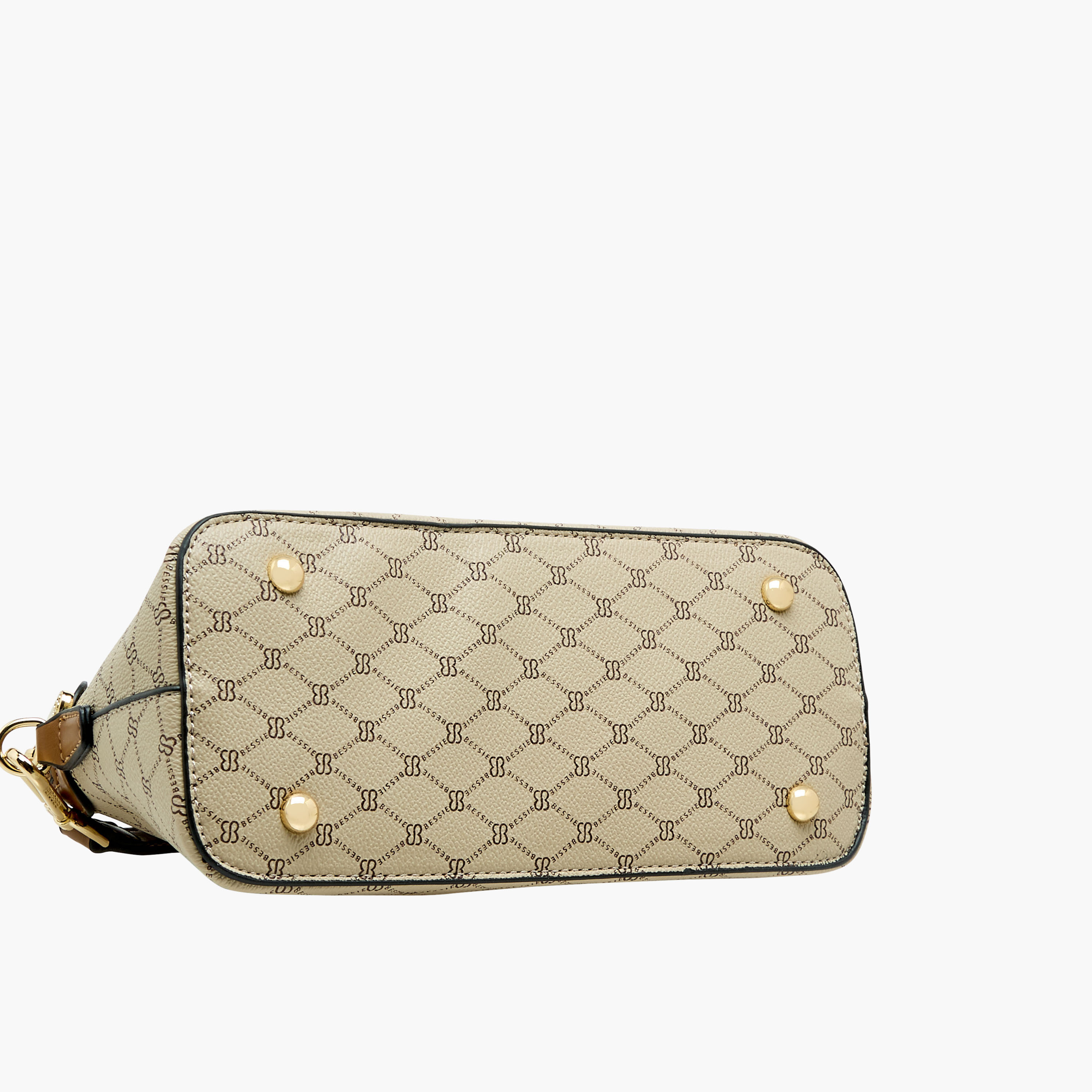 شنطة كروس بودي بحزام قابل للتعديل وطبعات مونوجرام من بيسي لندن-women-bagsandwallets-handbags-image-7