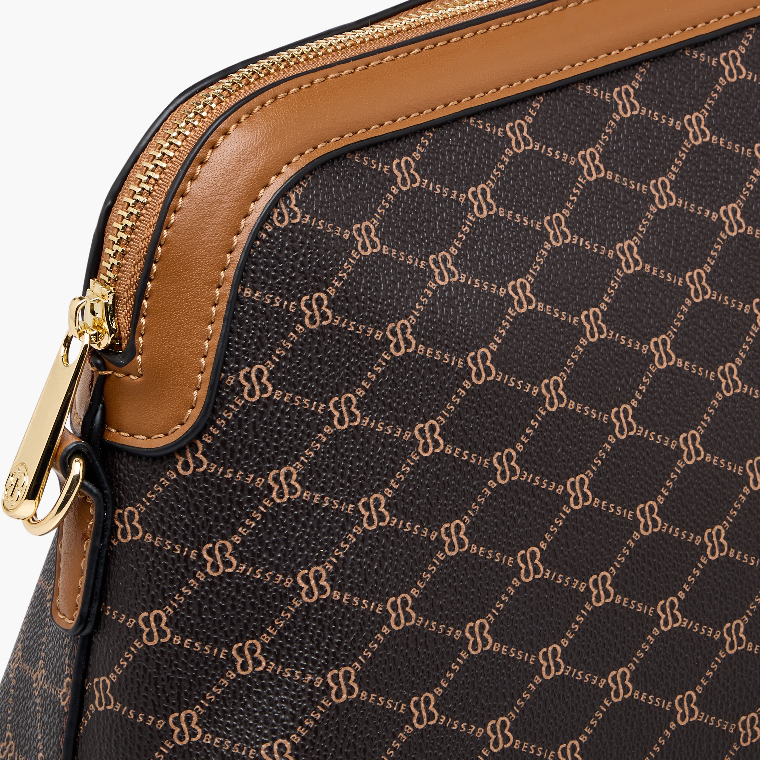 Bessie London Monogram Print Crossbody Bag with Adjustable Strap-women-bagsandwallets-handbags-image-6