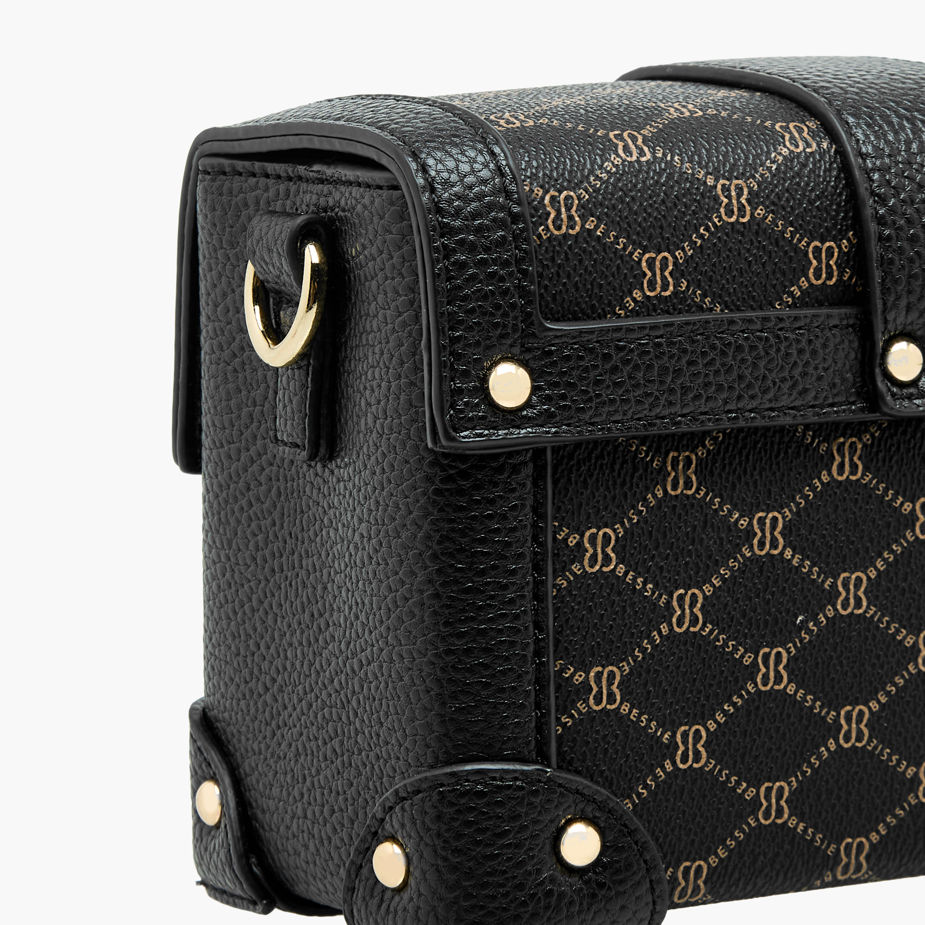 Bessie London Monogram Print Crossbody Bag with Detachable Strap-women-bagsandwallets-handbags-image-6