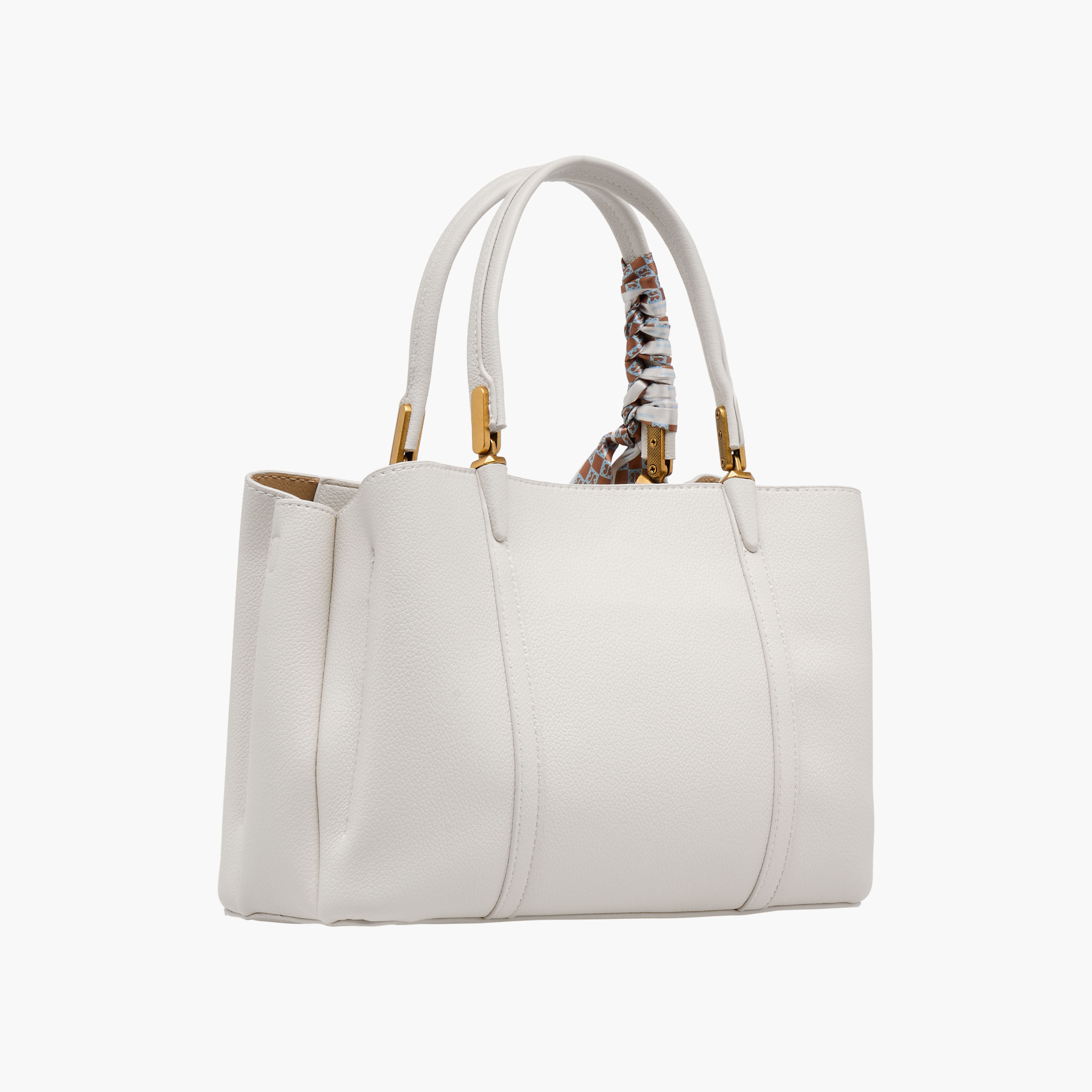 Bessie London Scarf Detail Tote Bag with Double Handle-women-bagsandwallets-handbags-image-3