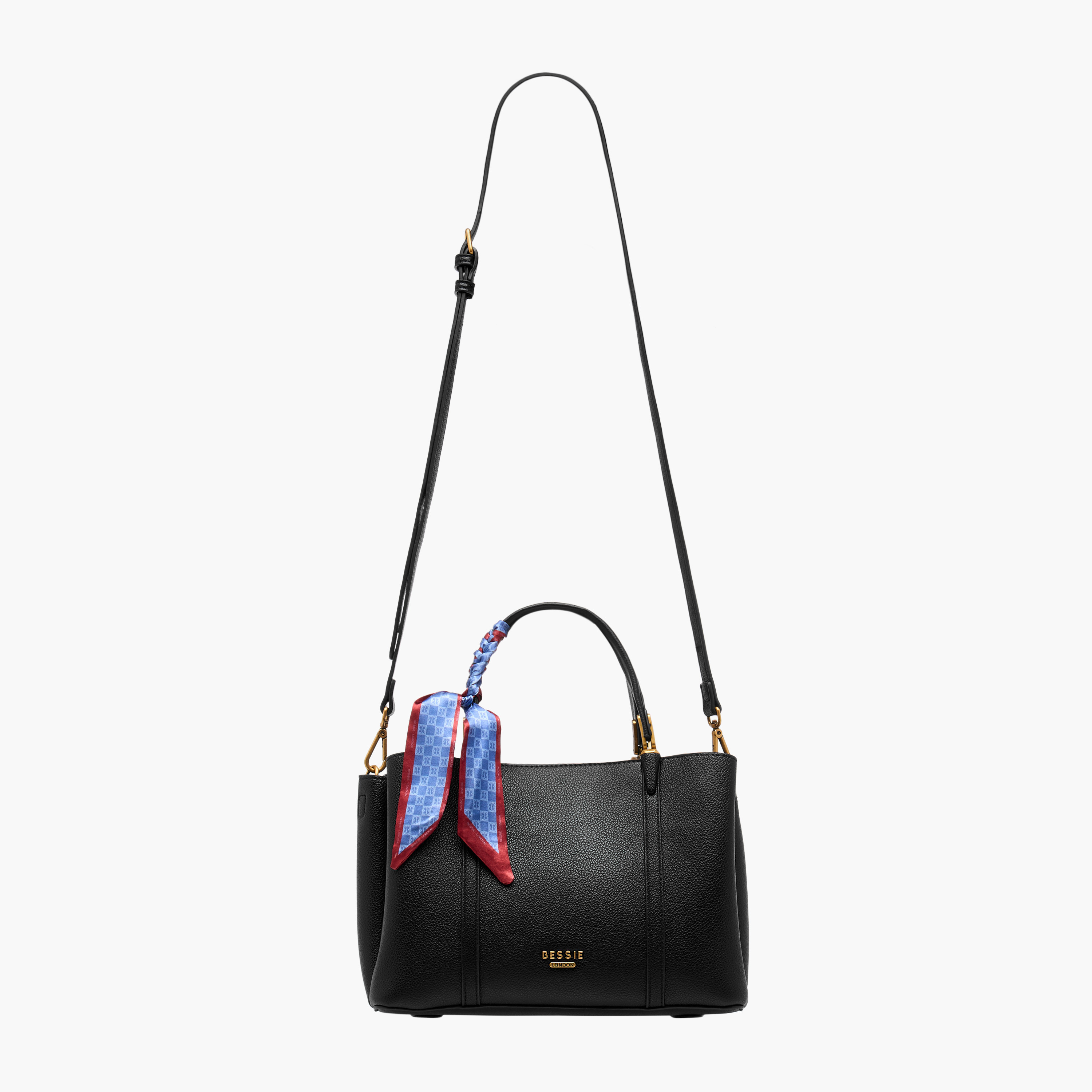 شنطة توتي بزينة وشاح ومقبض مزدوج من بيسي لندن-women-bagsandwallets-handbags-image-3