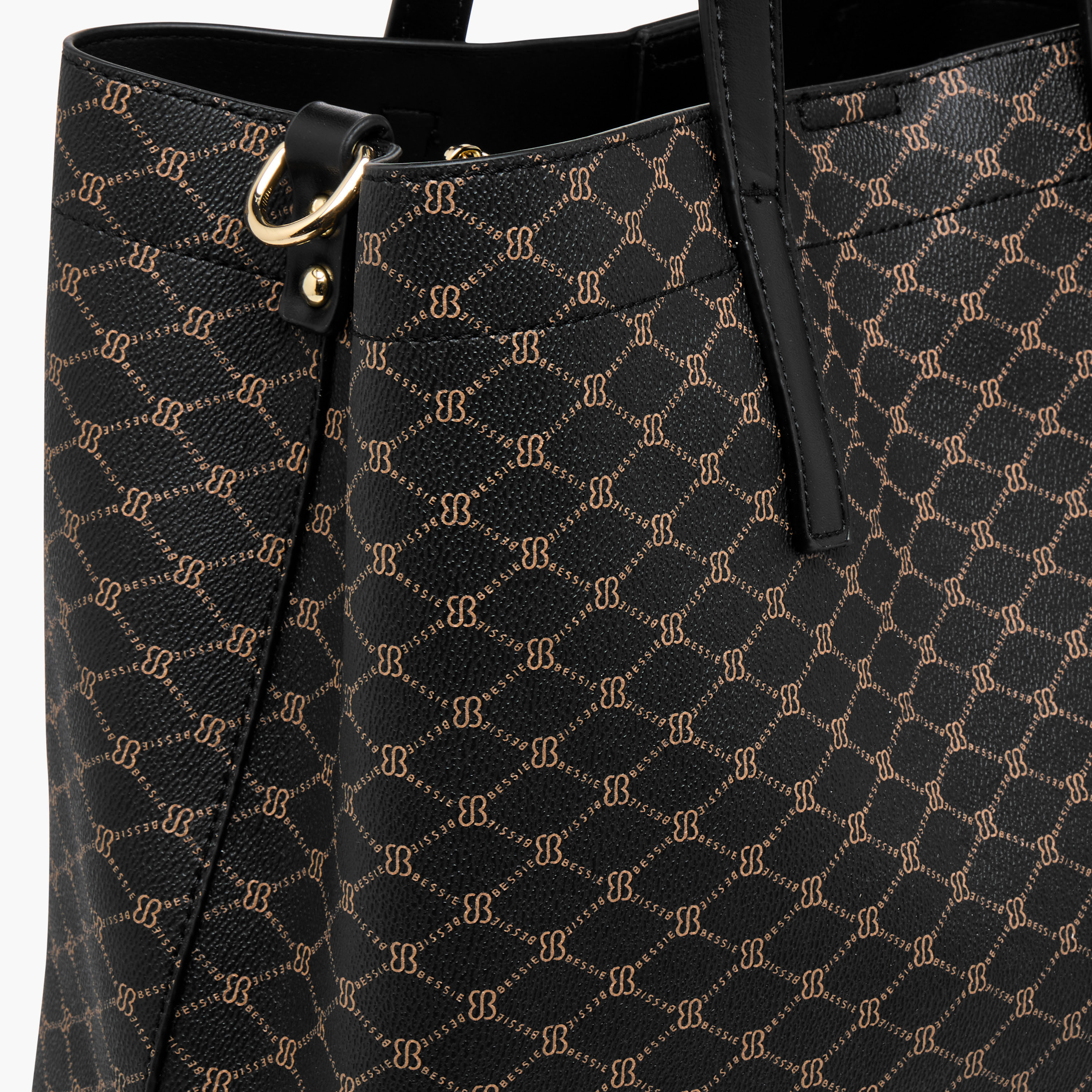 Bessie London Printed Tote Bag with Double Handle-women-bagsandwallets-handbags-image-6