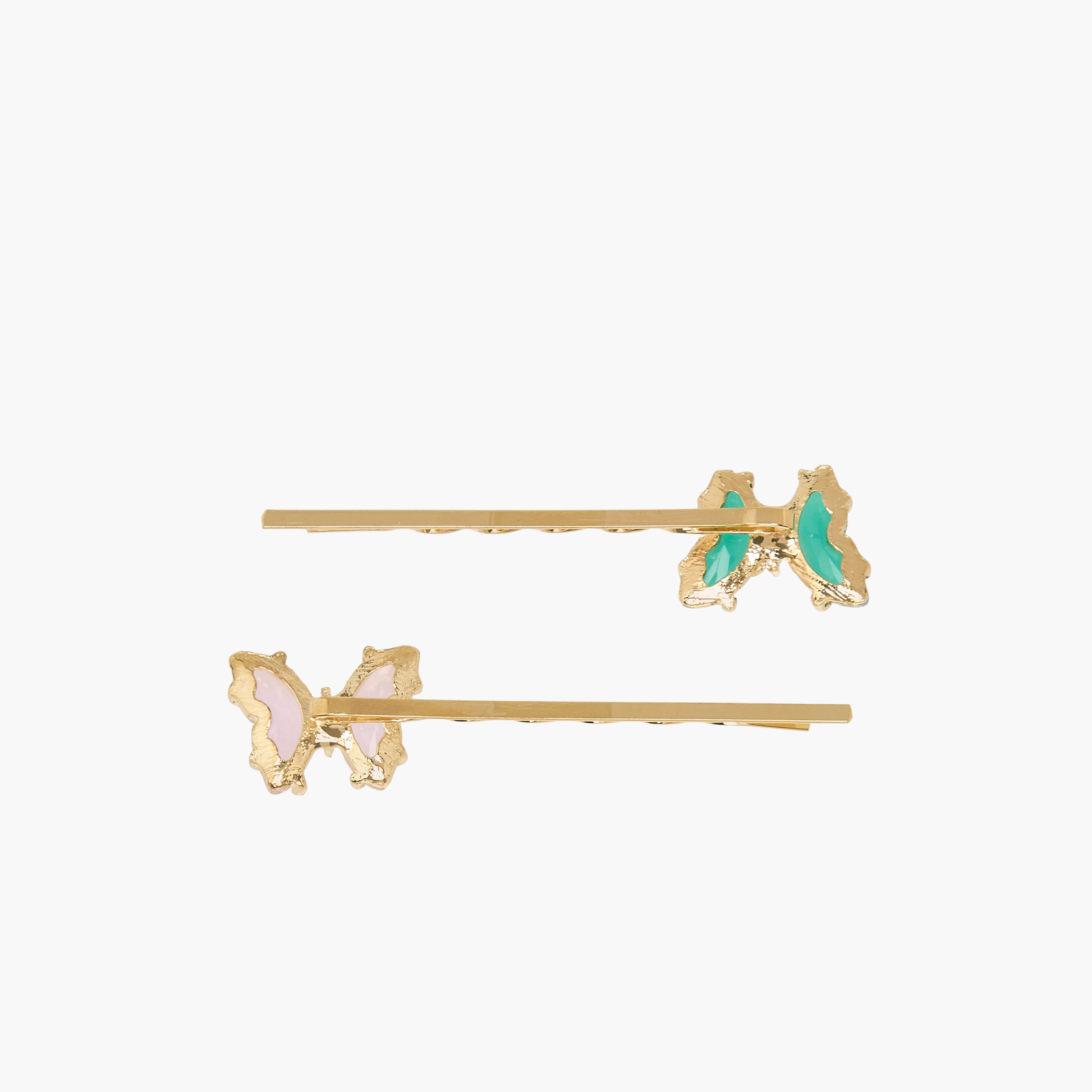 Pack of 2 Hairpin with Embellished Butterfly-women-hairaccessories-hairpins-image-2