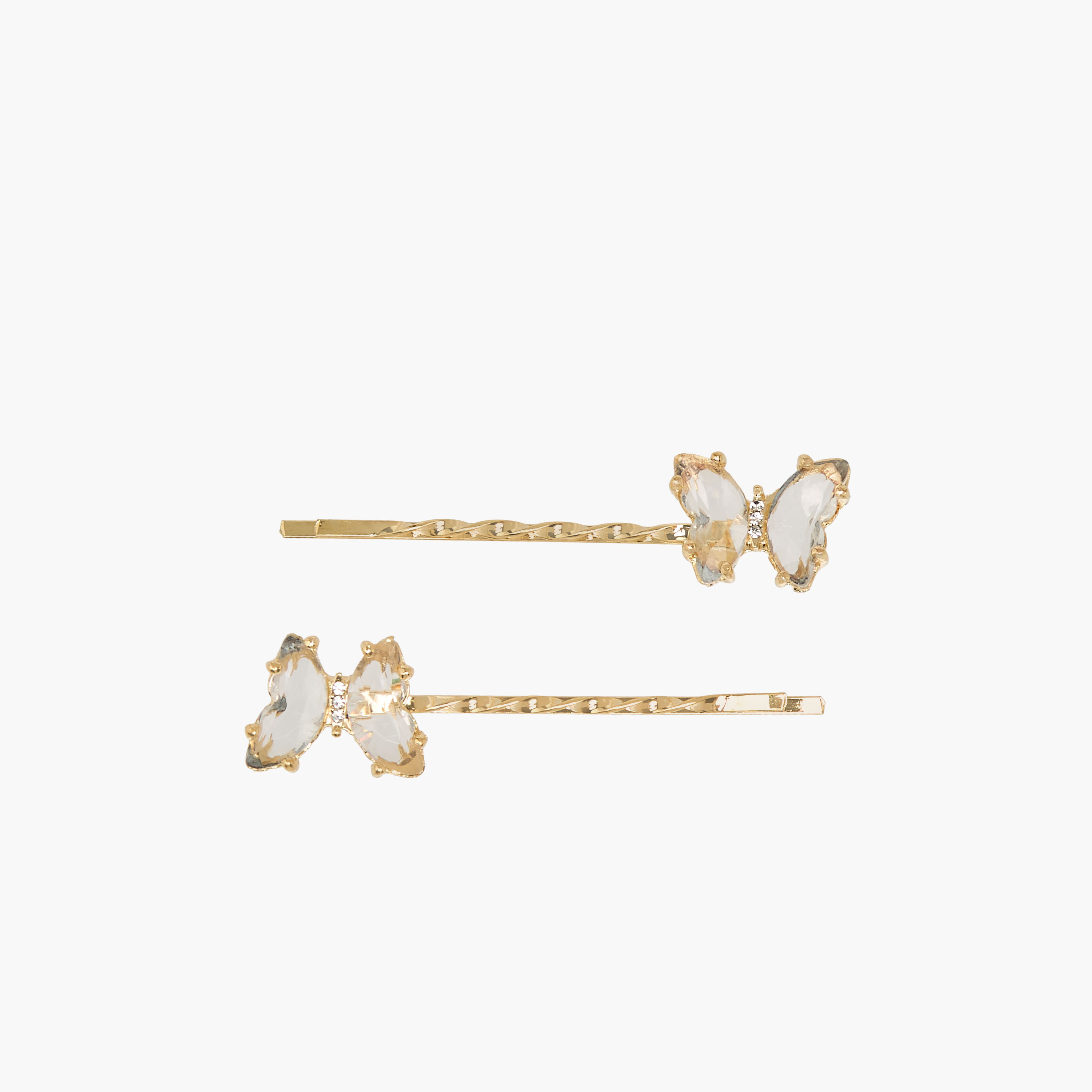 Pack of 2 Butterfly Hairpin with Stone Embellished Design-women-hairaccessories-hairpins-image-1
