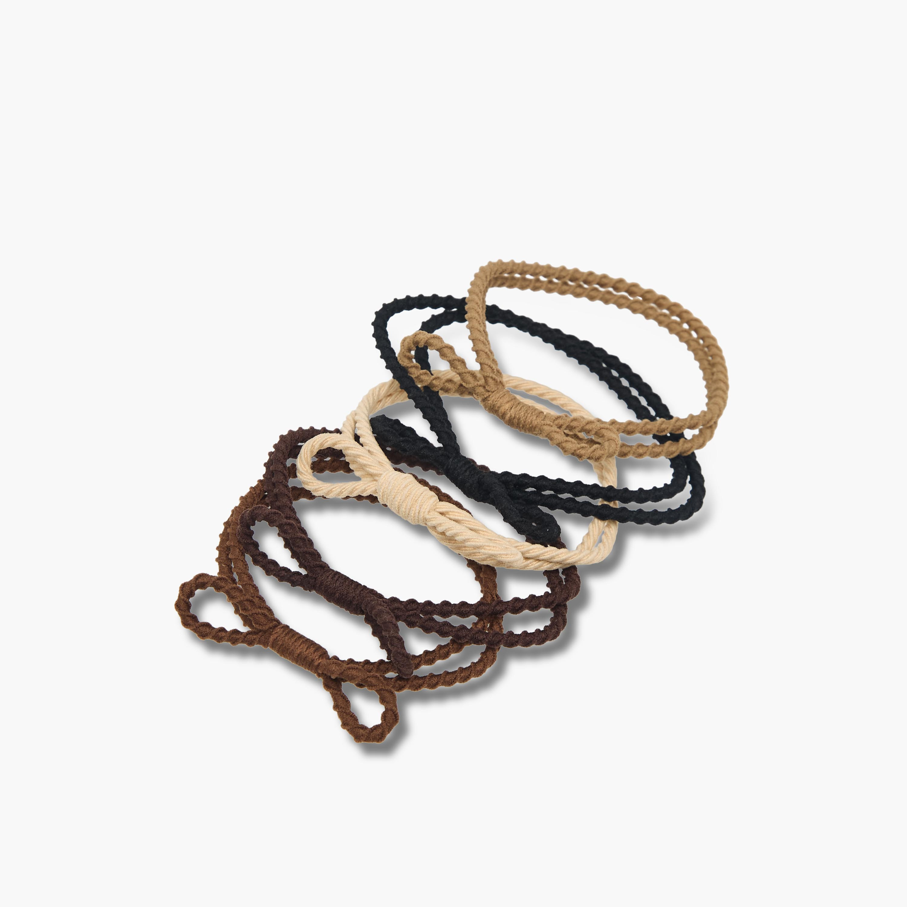 Pack of 5 Braided Hair Tie-women-hairaccessories-scrunchies-image-8