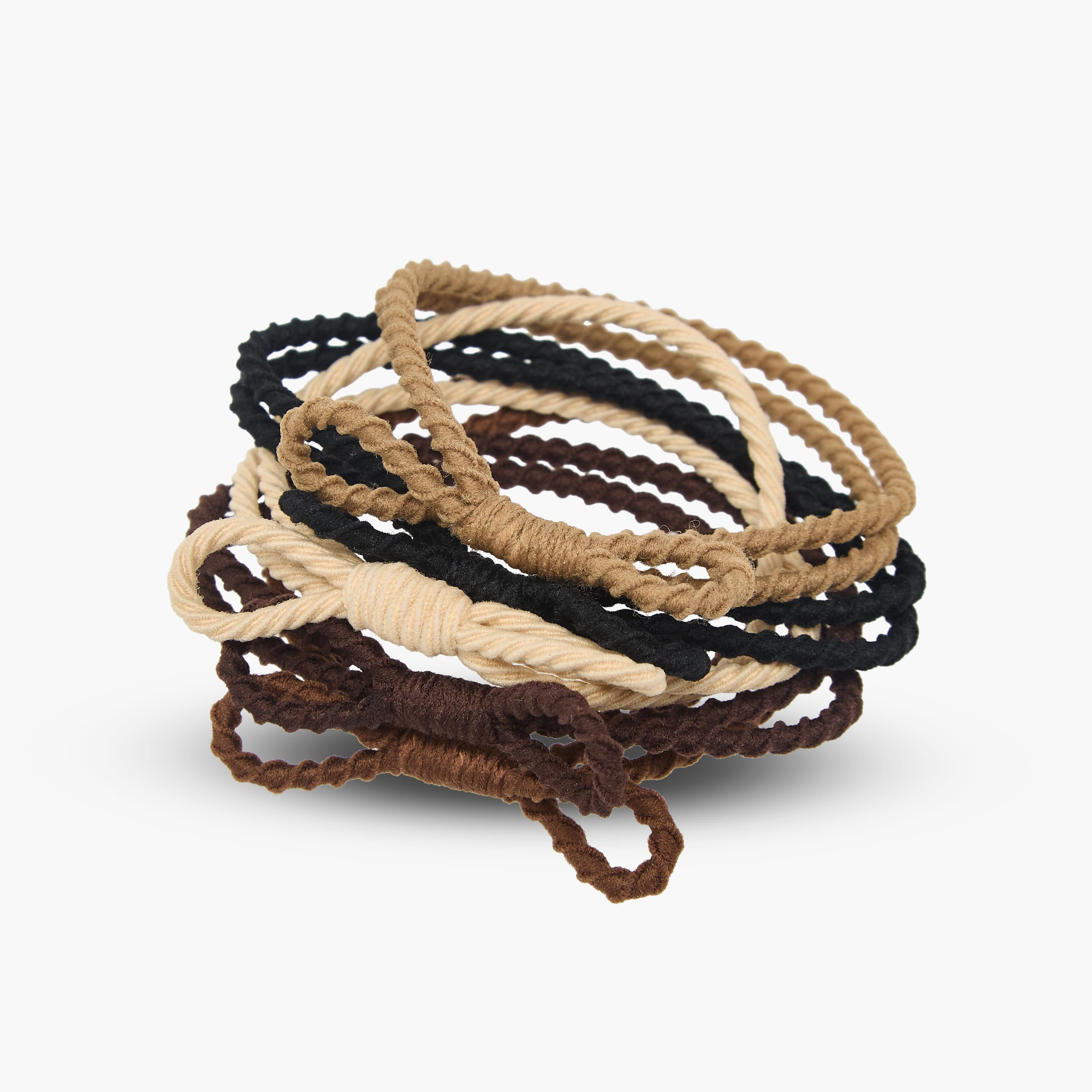 Pack of 5 Braided Hair Tie-women-hairaccessories-scrunchies-image-9