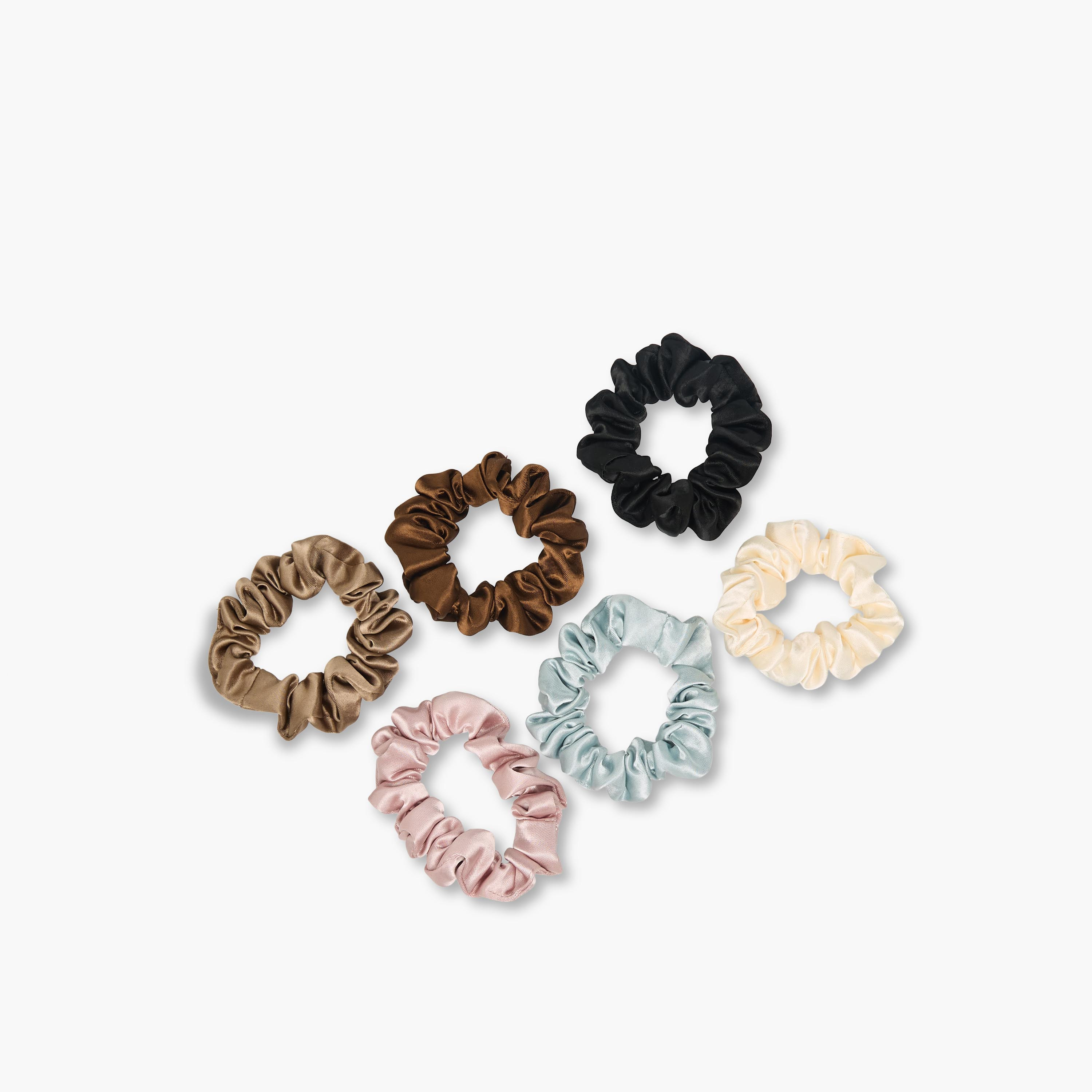 Pack of 6 Hair Scrunchie-women-hairaccessories-scrunchies-image-3