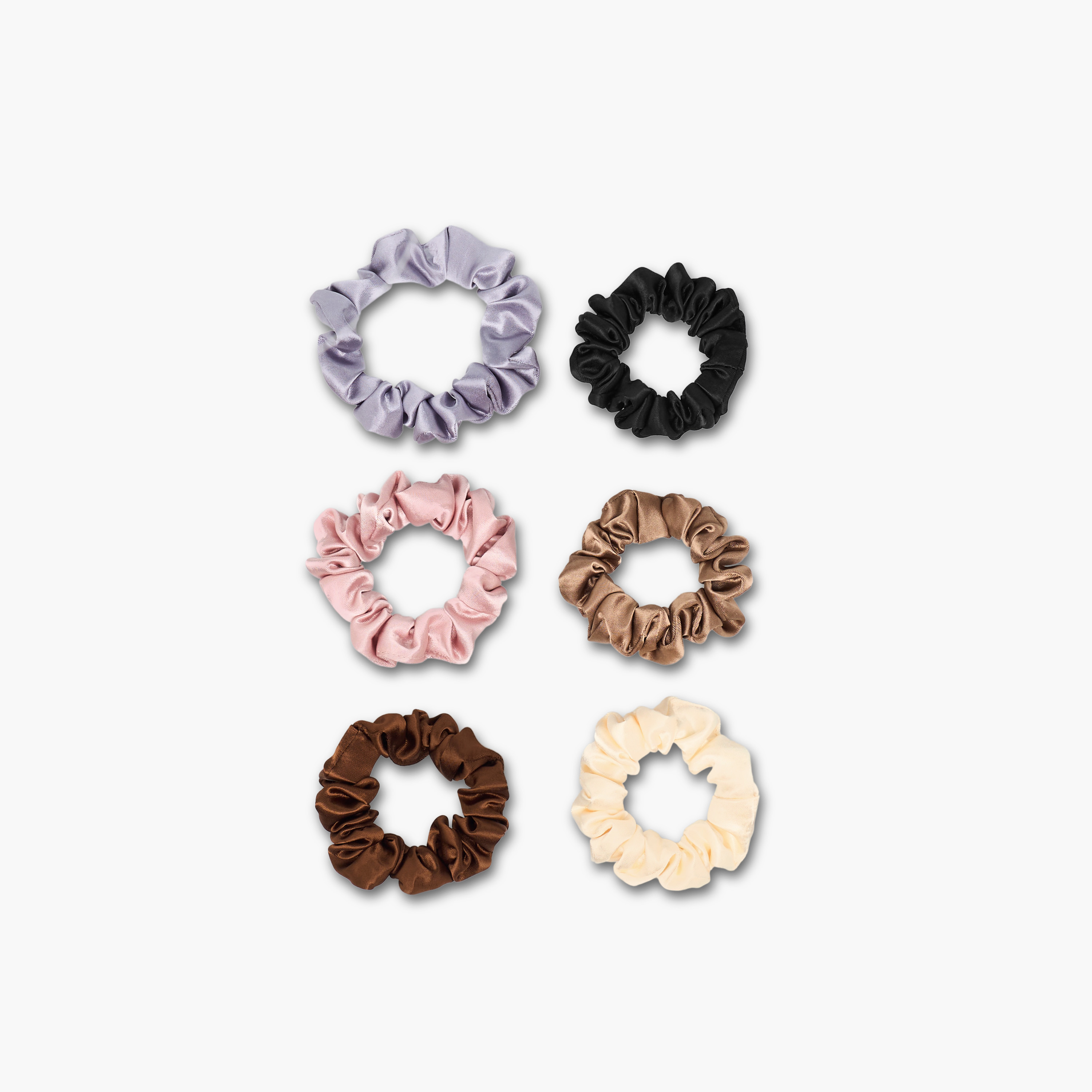 Pack of 6 Hair Scrunchie-women-hairaccessories-scrunchies-image-3