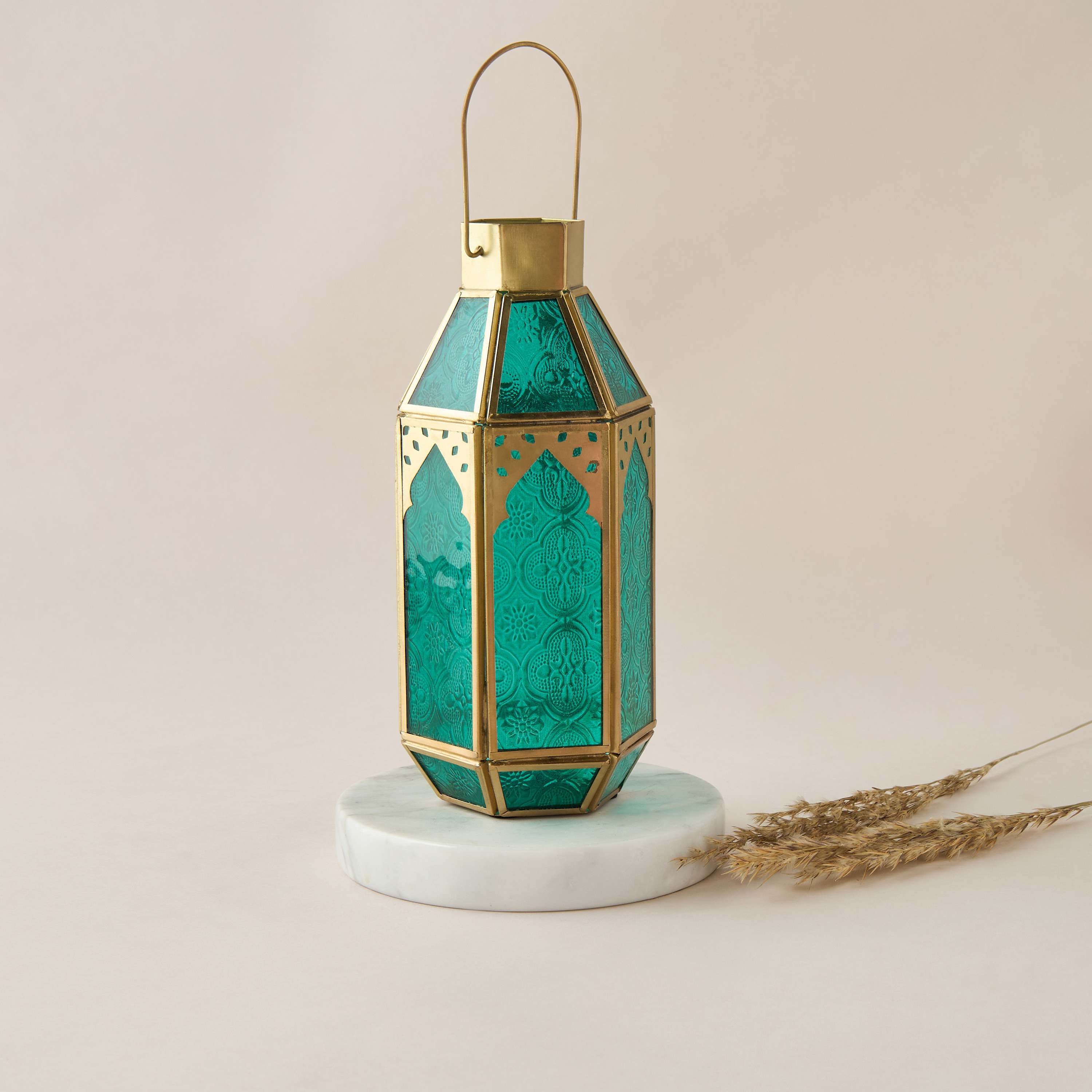 Metallic Tealight Lantern-household-decor-candleholdersandlanterns-image-1