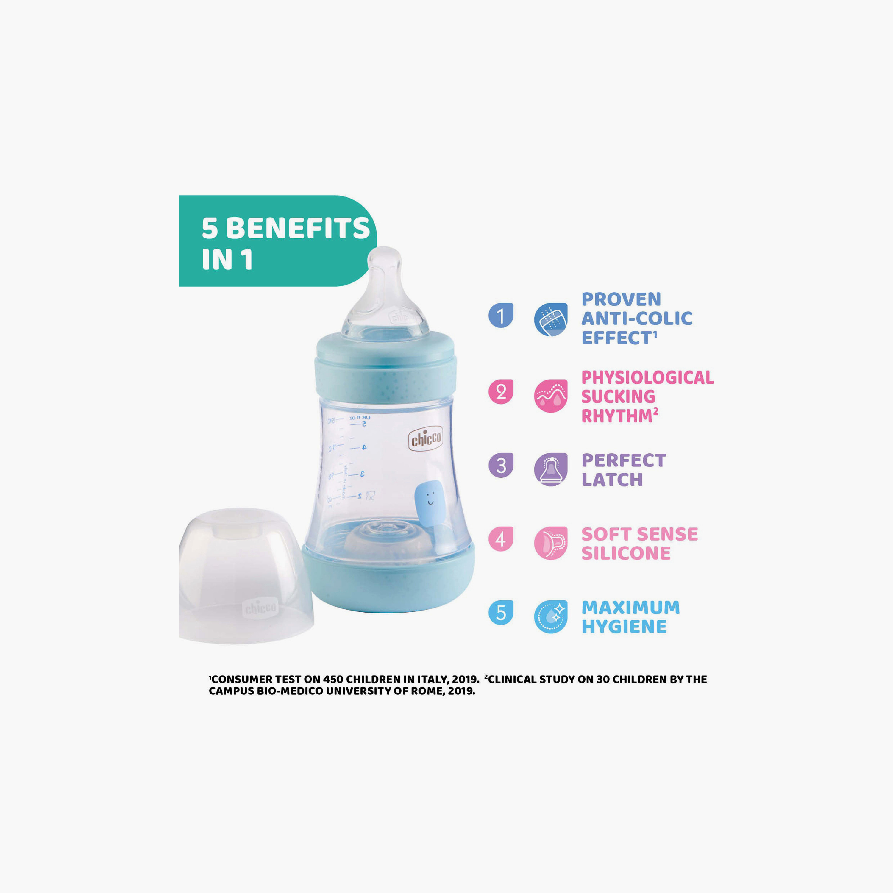Chicco Anti-Colic BPA-Free Feeding Bottle - 240 ml-baby-feeding-feedingbottles-bottlesandteats-image-3
