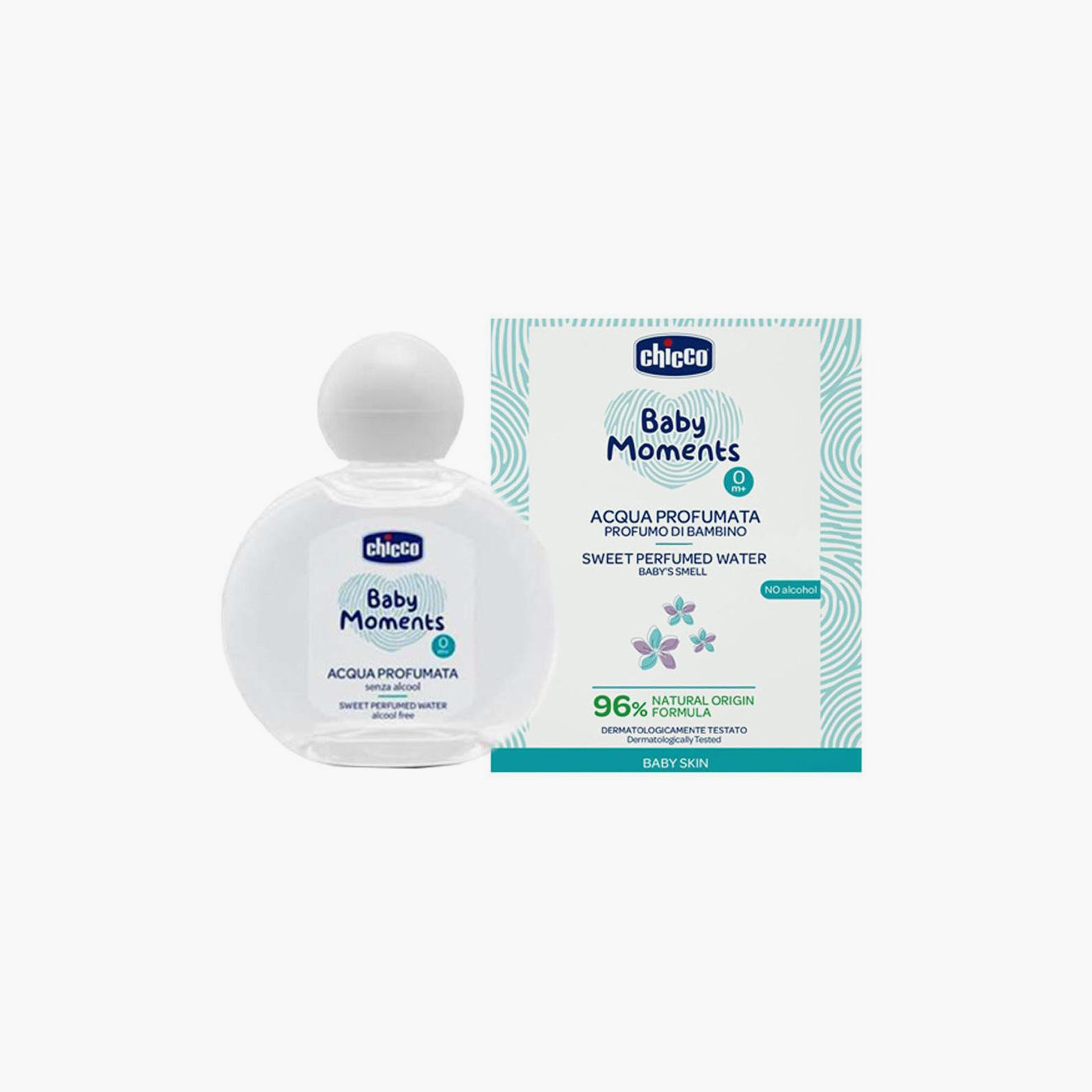 Chicco 100% Natural Origin Sweet Perfumed Water - 100 ml-girls-accessories-perfumesandfragrances-image-1
