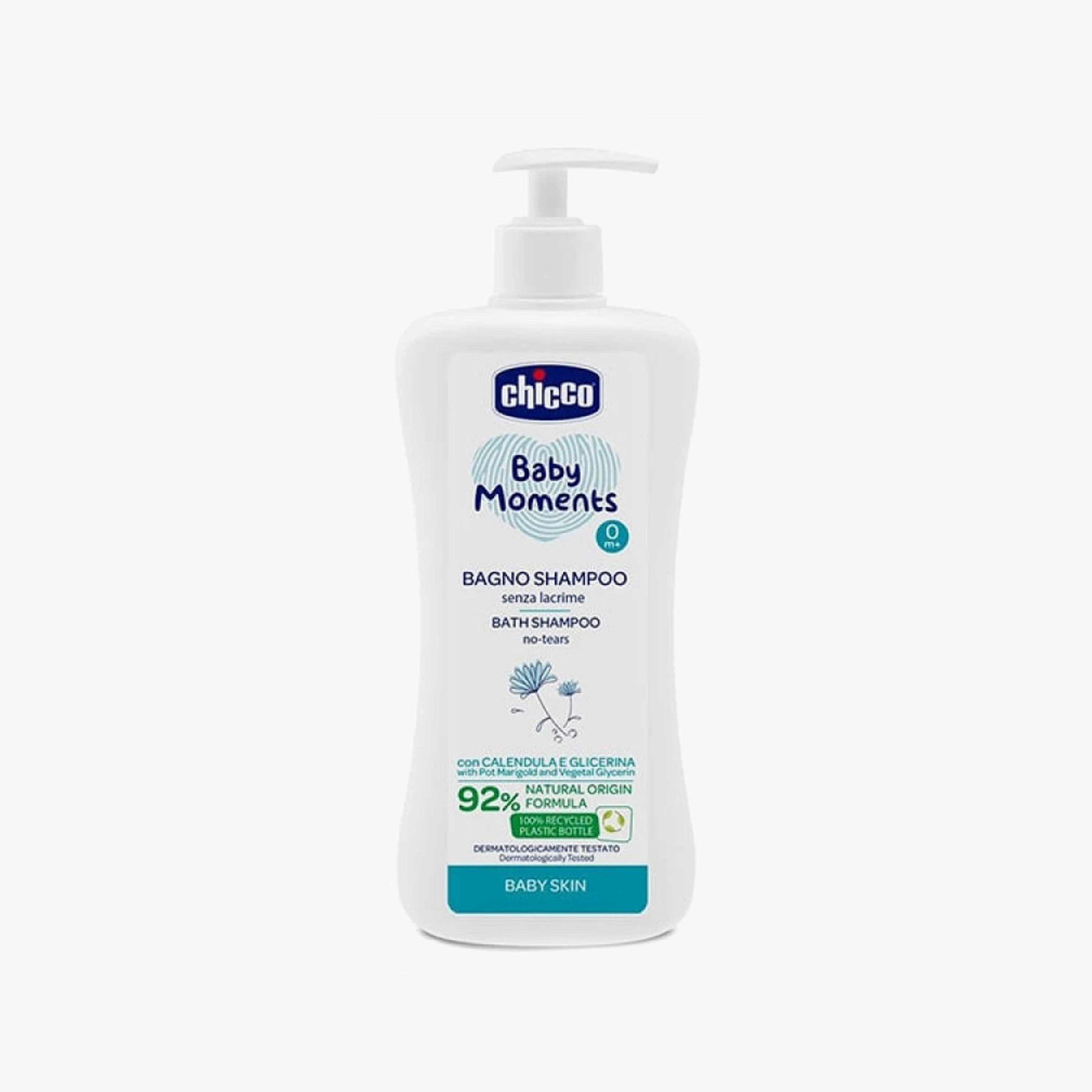 Chicco No Tears Bath Shampoo - 500 ml-baby-bathandcare-hairbodyskincare-shampooandconditioner-image-1