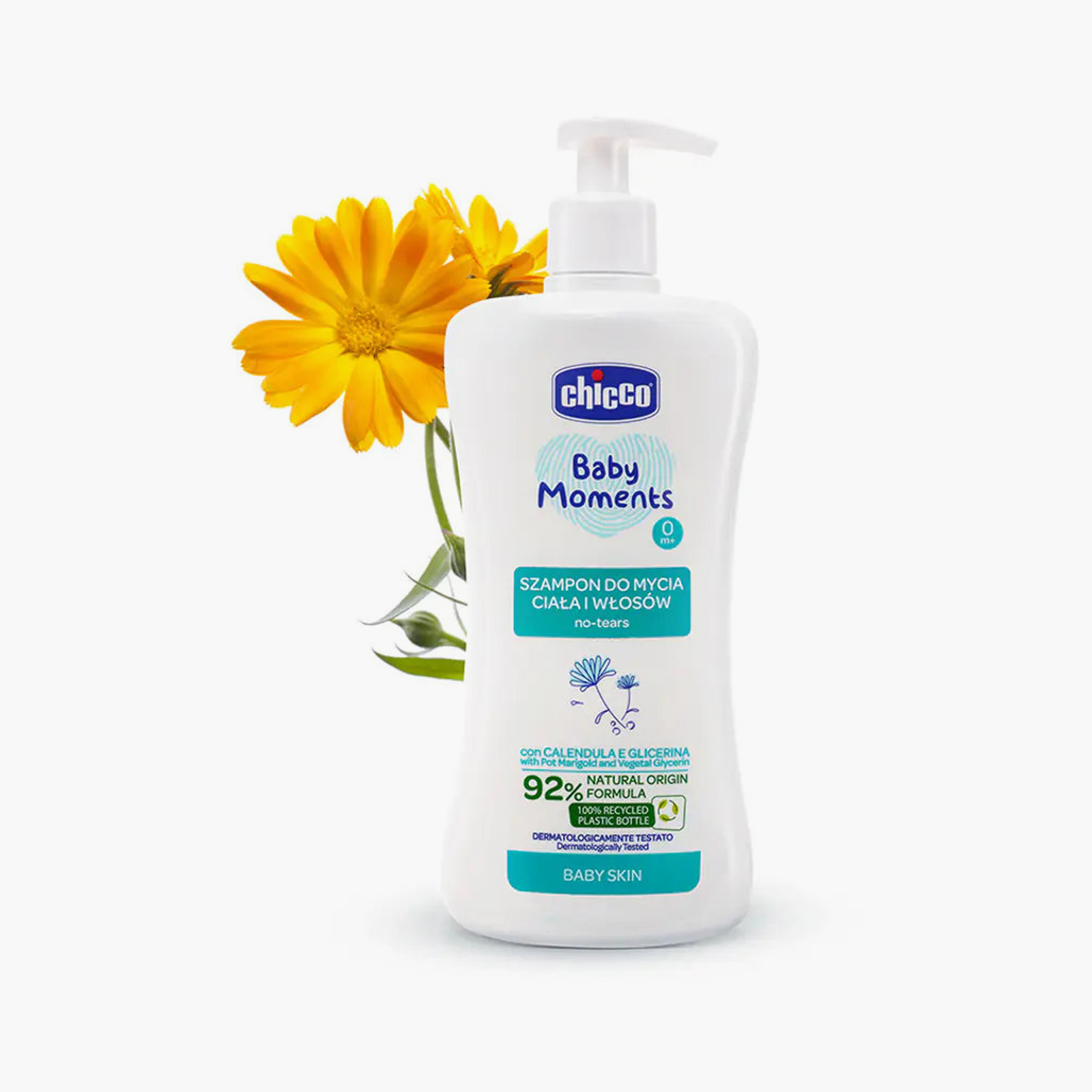 Chicco No Tears Bath Shampoo - 500 ml-baby-bathandcare-hairbodyskincare-shampooandconditioner-image-2