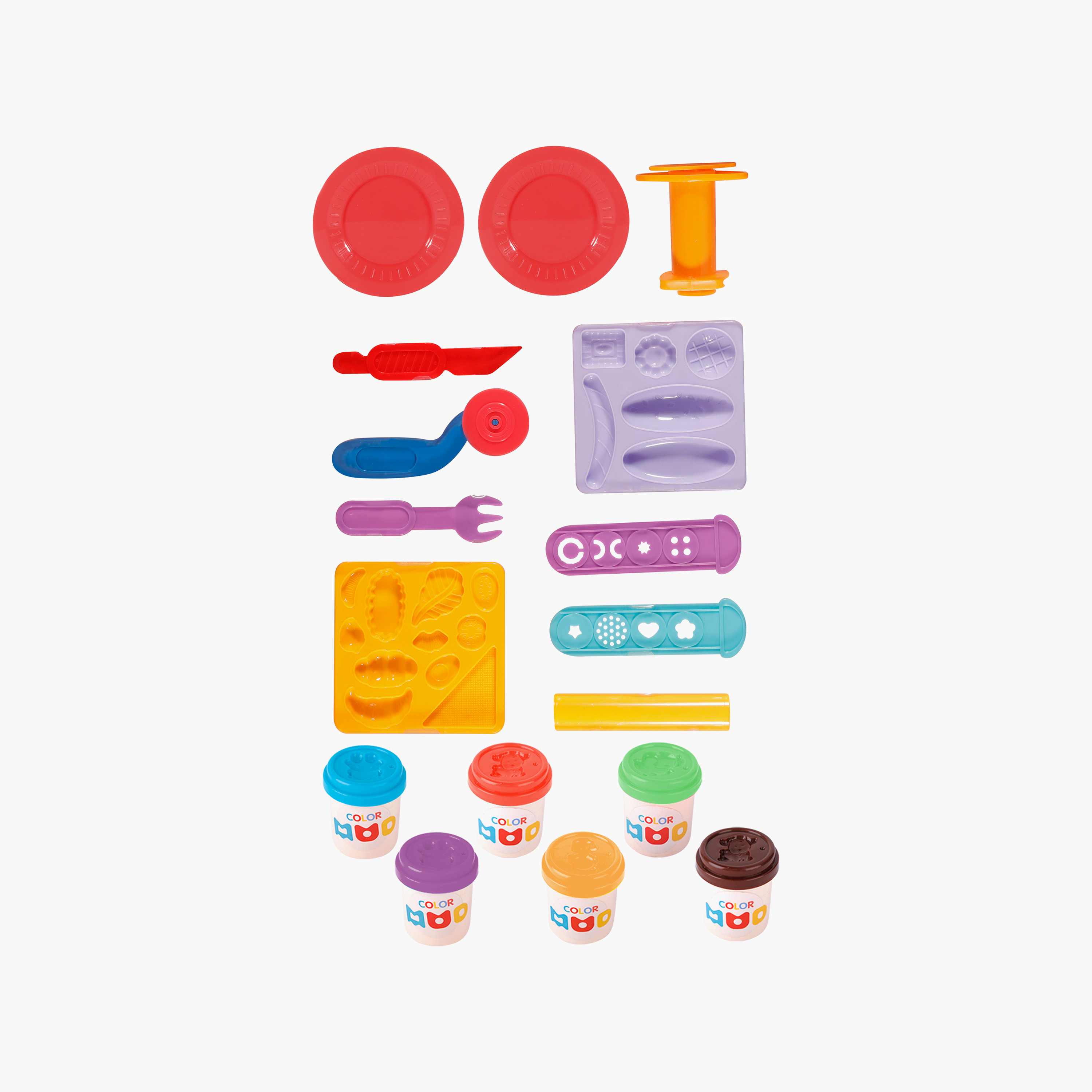 مجموعة لعب صلصال التلوين (اصنعها بنفسك) - ساندويتش من كليمو-toys-educational-doughtoys-image-1