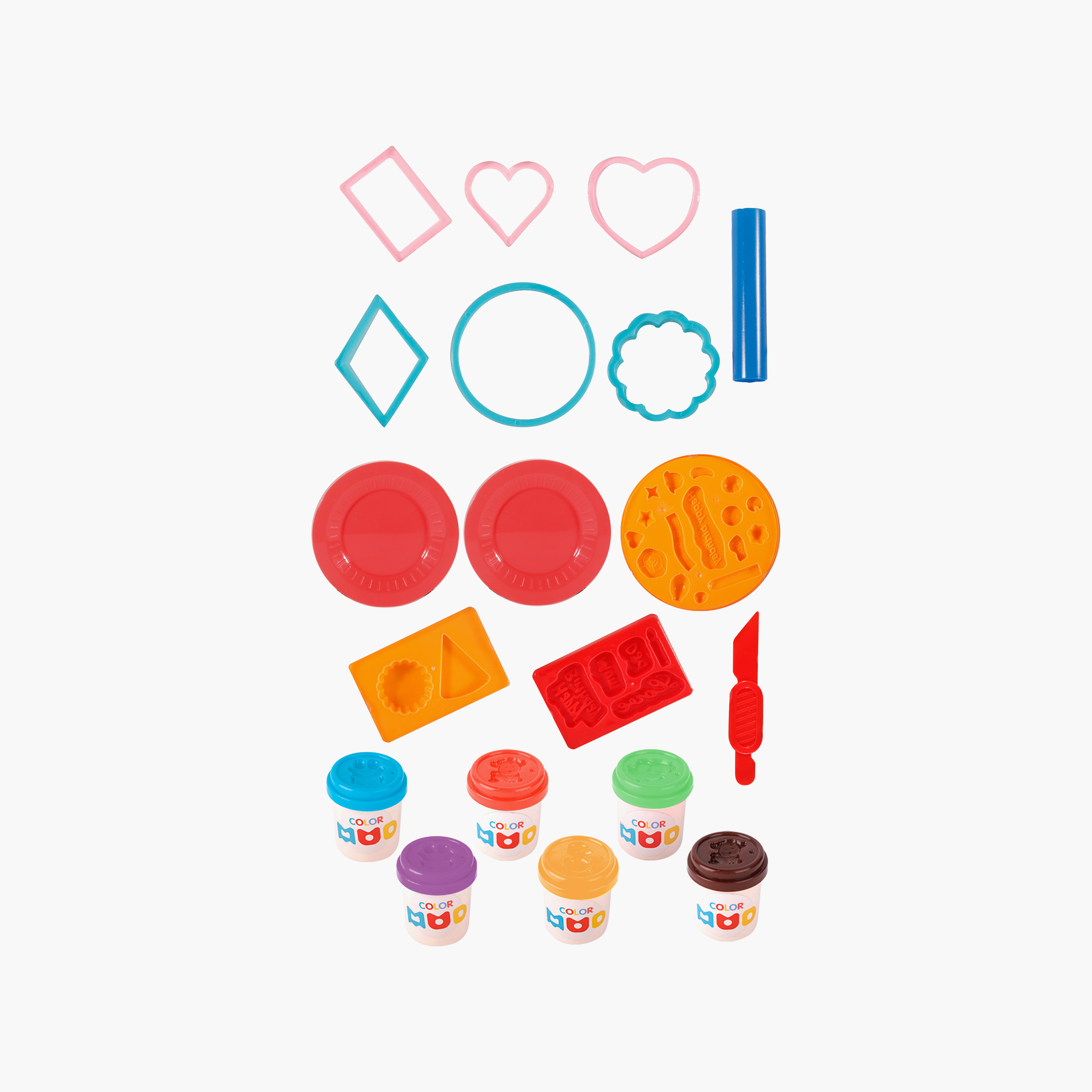 مجموعة لعب صلصال التلوين (اصنعها بنفسك) - كعكة عيد ميلاد من كليمو-toys-educational-doughtoys-image-1