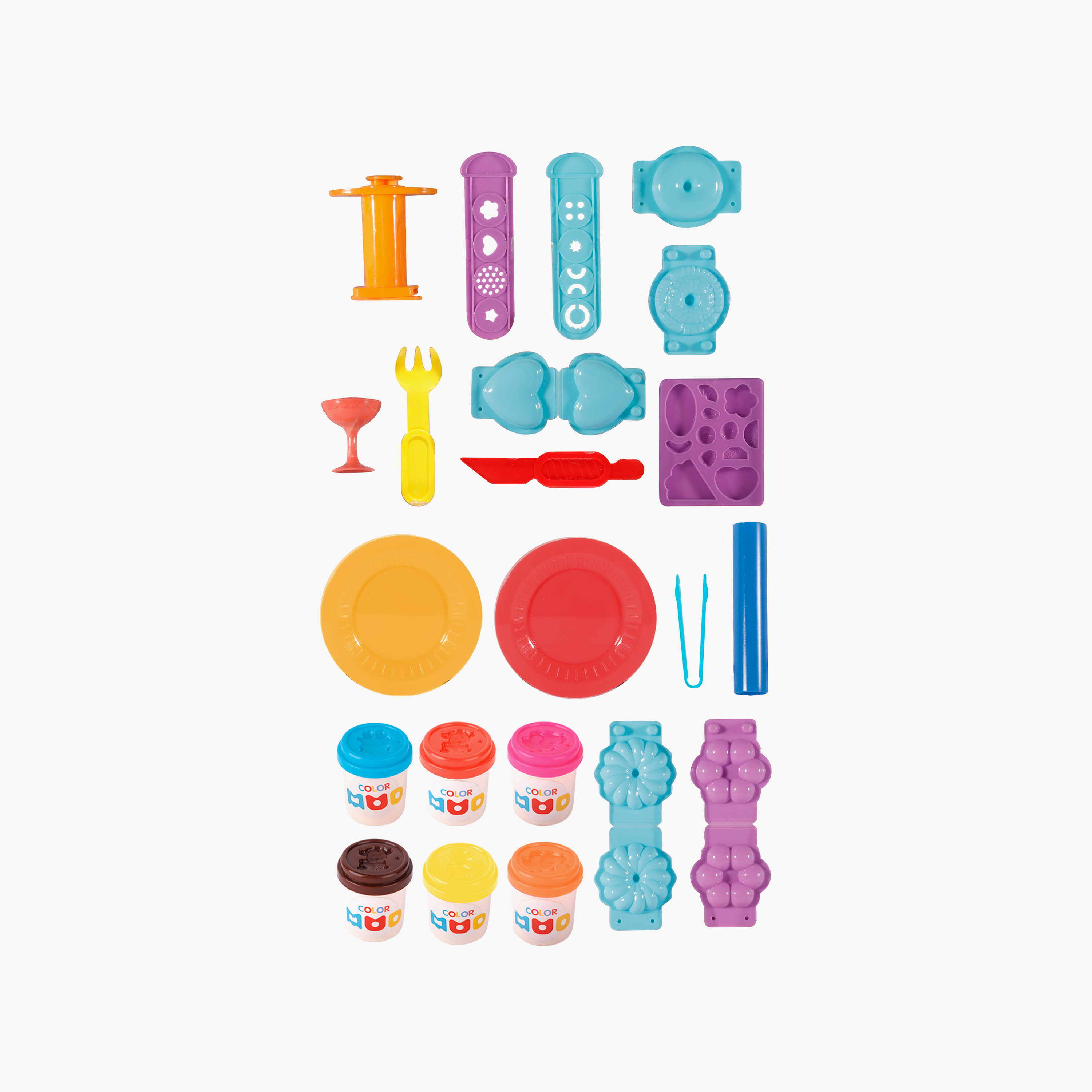 مجموعة لعب صلصال التلوين (اصنعها بنفسك) - بسكويت من كليمو-toys-educational-doughtoys-image-1