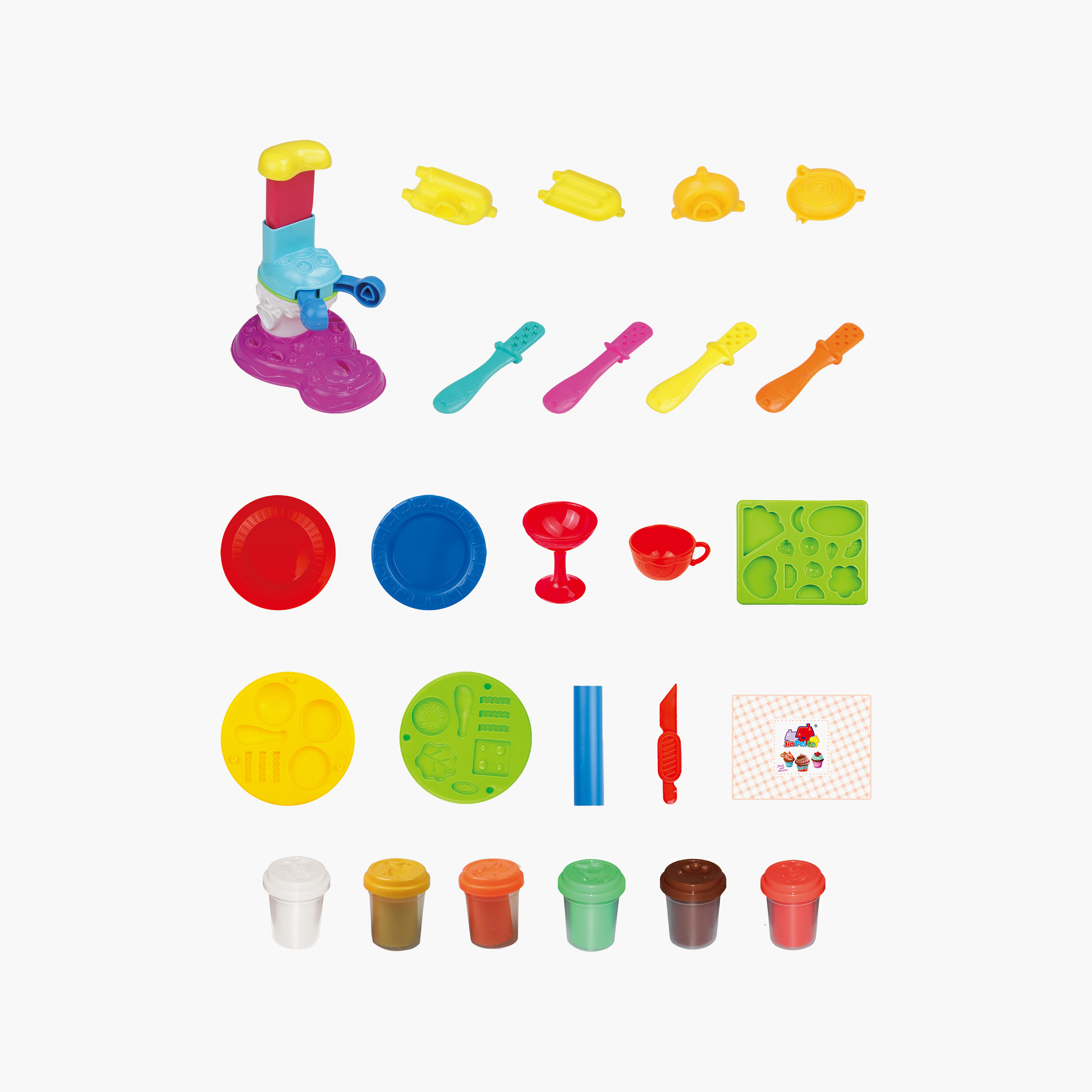 مجموعة لعب صلصال التلوين (اصنعها بنفسك) - آلة الآيس كريم من كليمو-toys-educational-doughtoys-image-1
