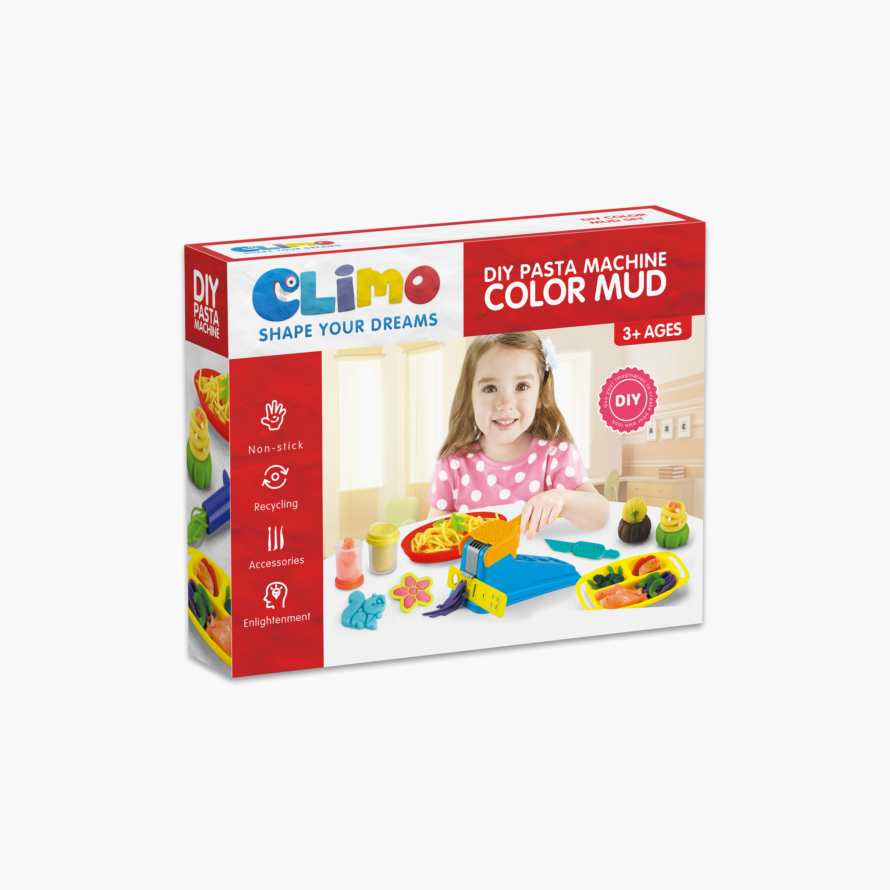 Climo DIY Color Mud Play Set - Pasta Machine-toys-educational-doughtoys-image-2