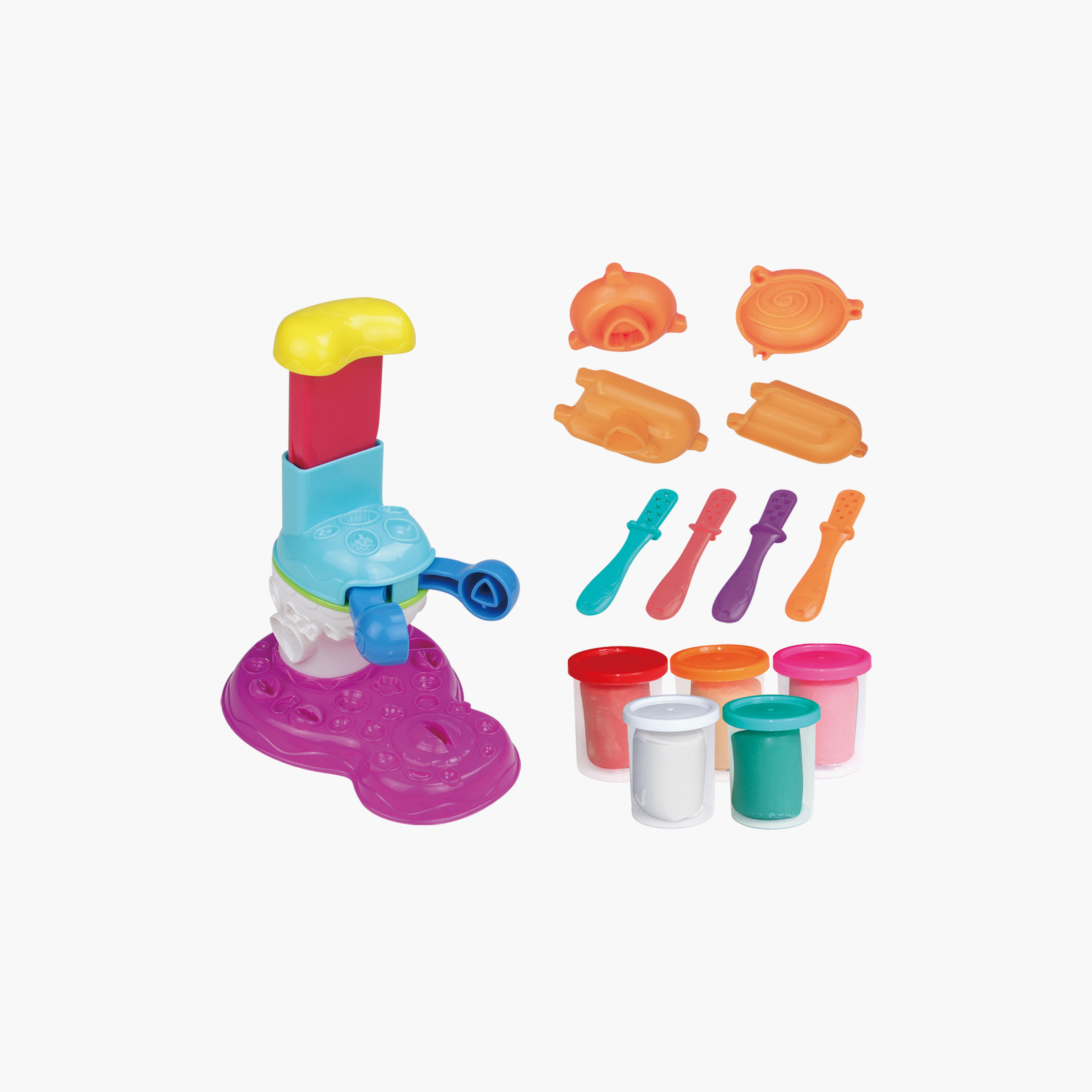 مجموعة لعب صلصال التلوين (اصنعها بنفسك) - آلة الحلوى من كليمو-toys-educational-doughtoys-image-1
