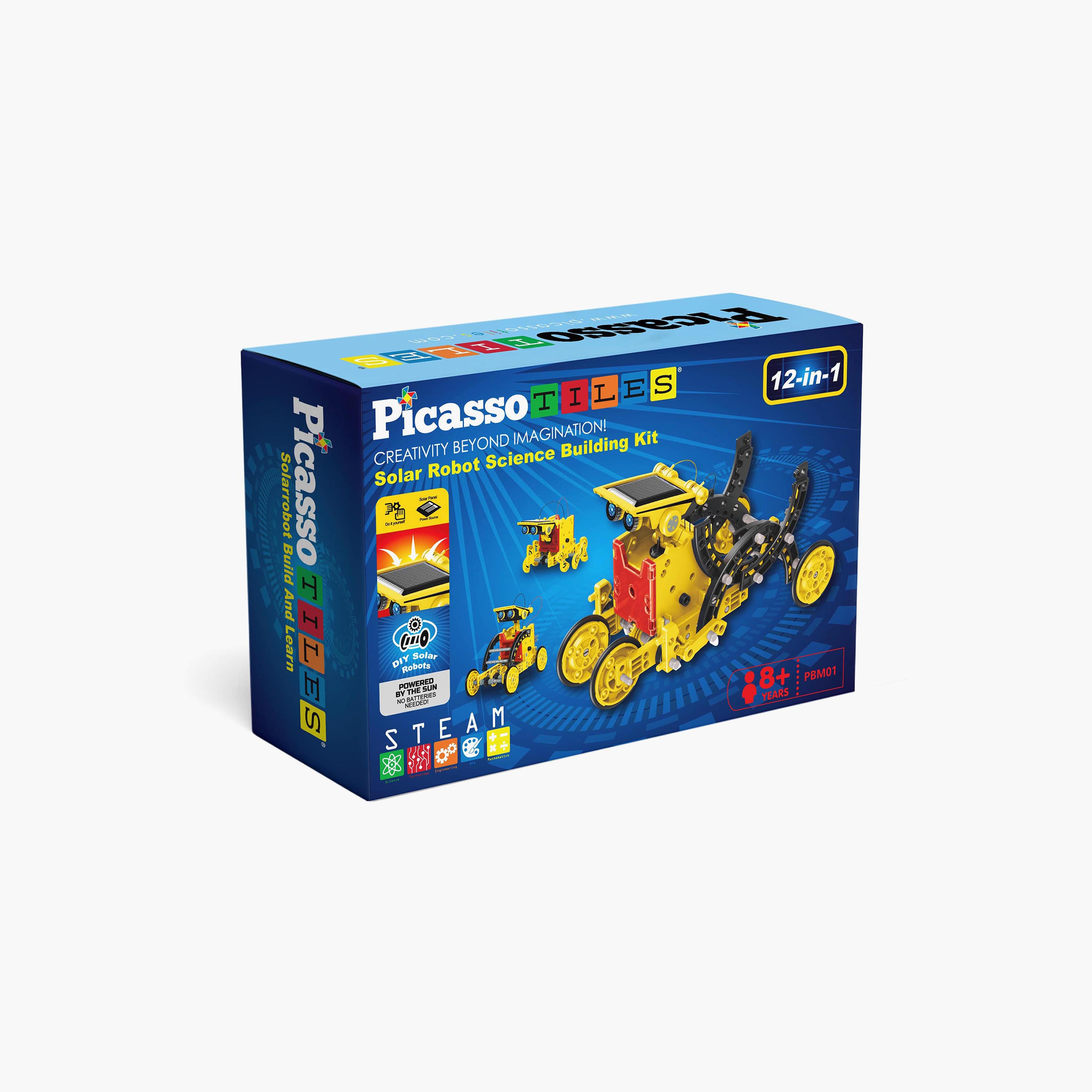 Picasso 12-in-1 Solar Powered Robot Science Kit - Space-toys-buildingblocks-magnetictoys-image-4