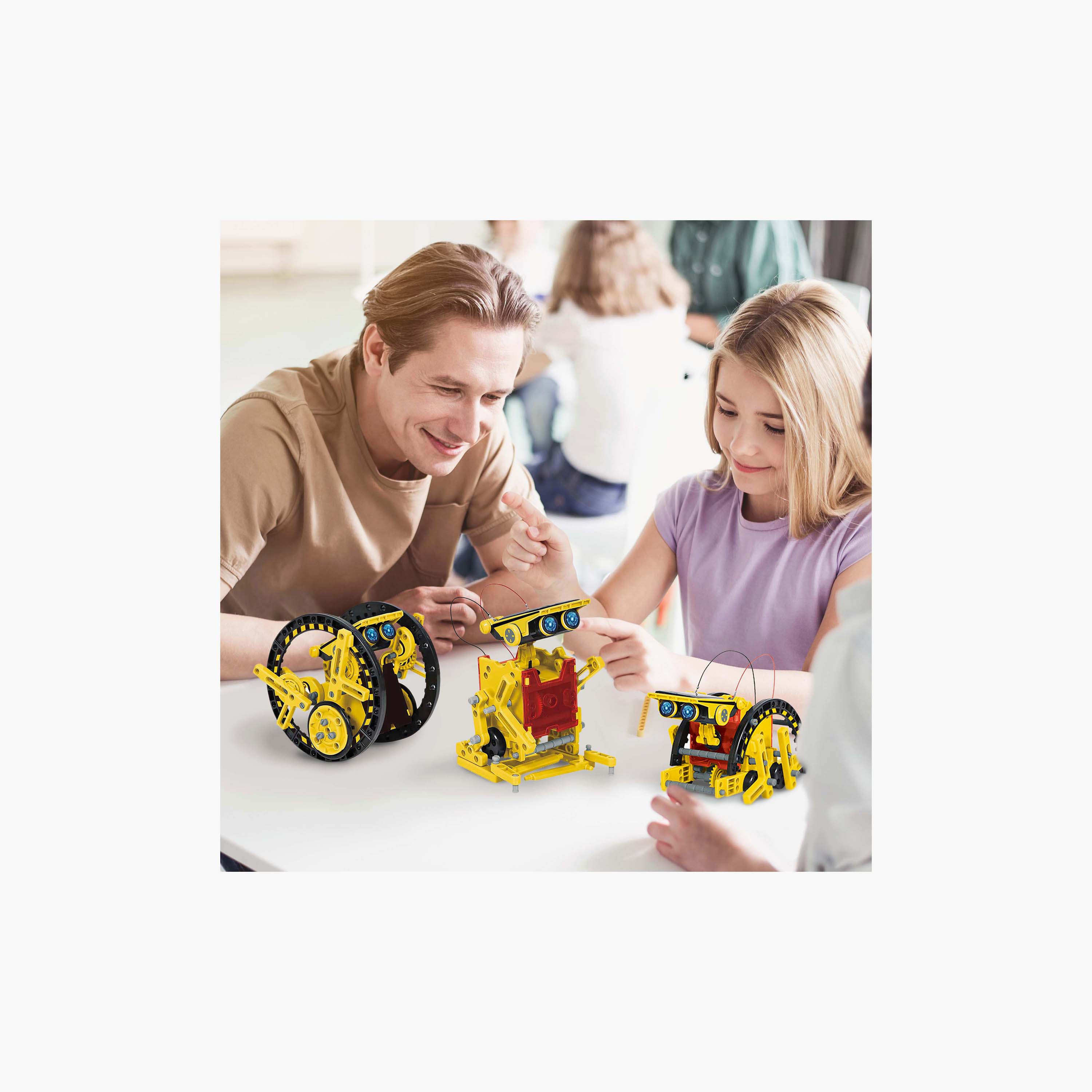 Picasso 12-in-1 Solar Powered Robot Science Kit - Space-toys-buildingblocks-magnetictoys-image-7