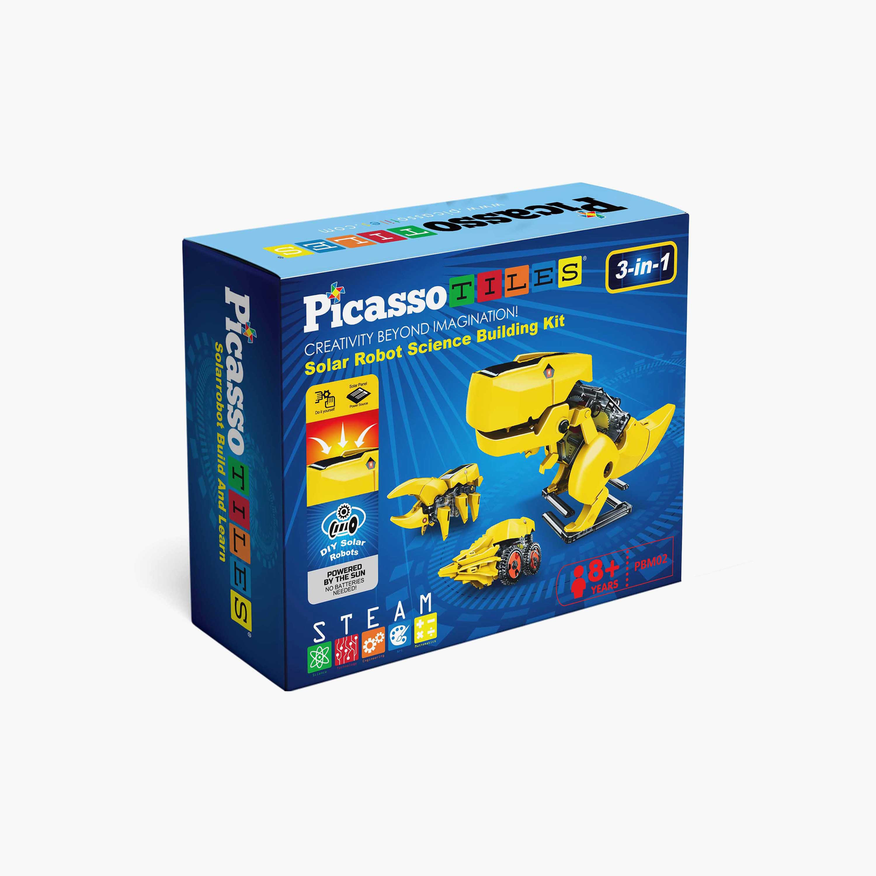 Picasso 3-in-1 Solar Powered Robot Science Kit - Dinosaur-toys-buildingblocks-magnetictoys-image-6