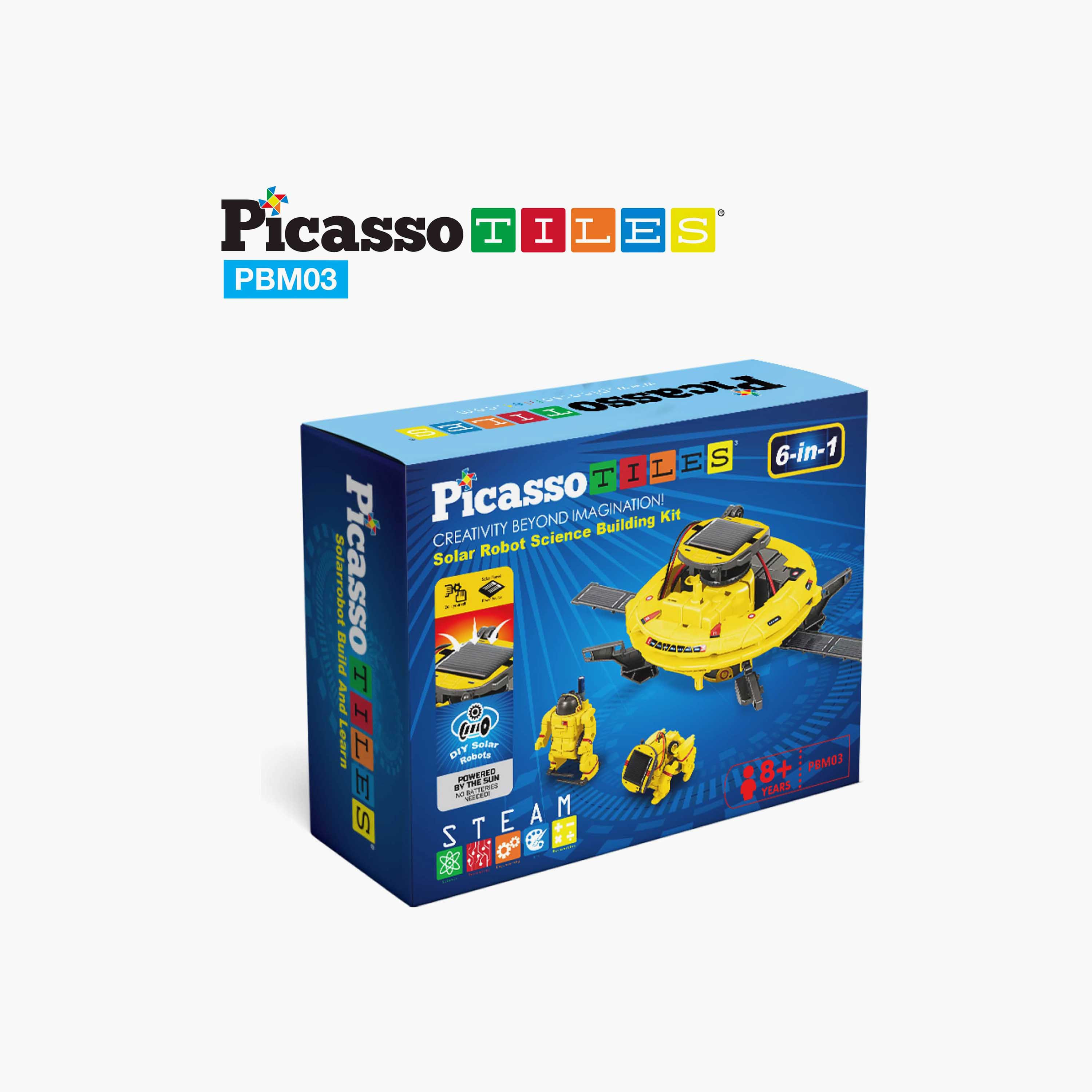 Picasso 6-in-1 Solar Powered Robot Science Kit - UFO-toys-buildingblocks-magnetictoys-image-10