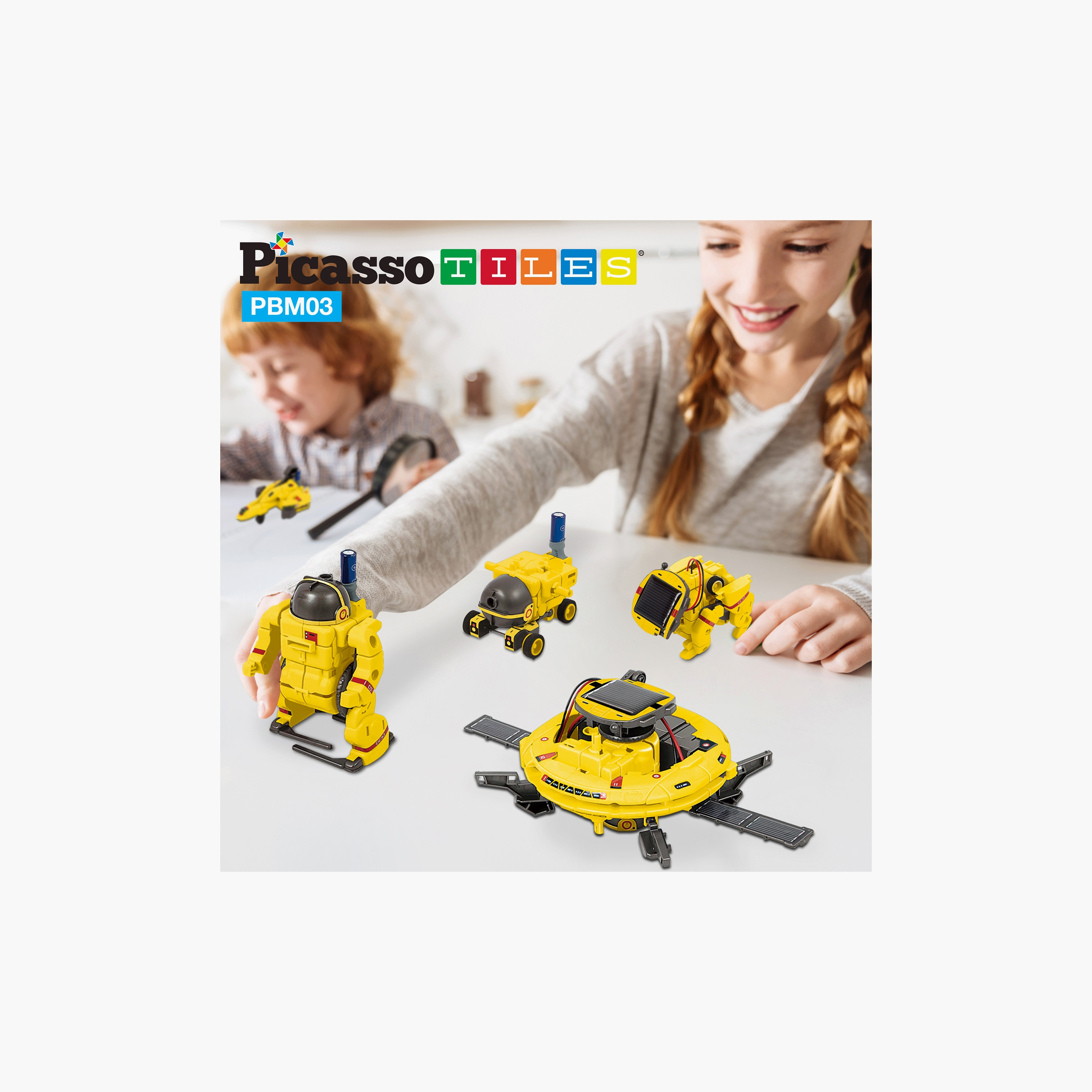 Picasso 6-in-1 Solar Powered Robot Science Kit - UFO-toys-buildingblocks-magnetictoys-image-4