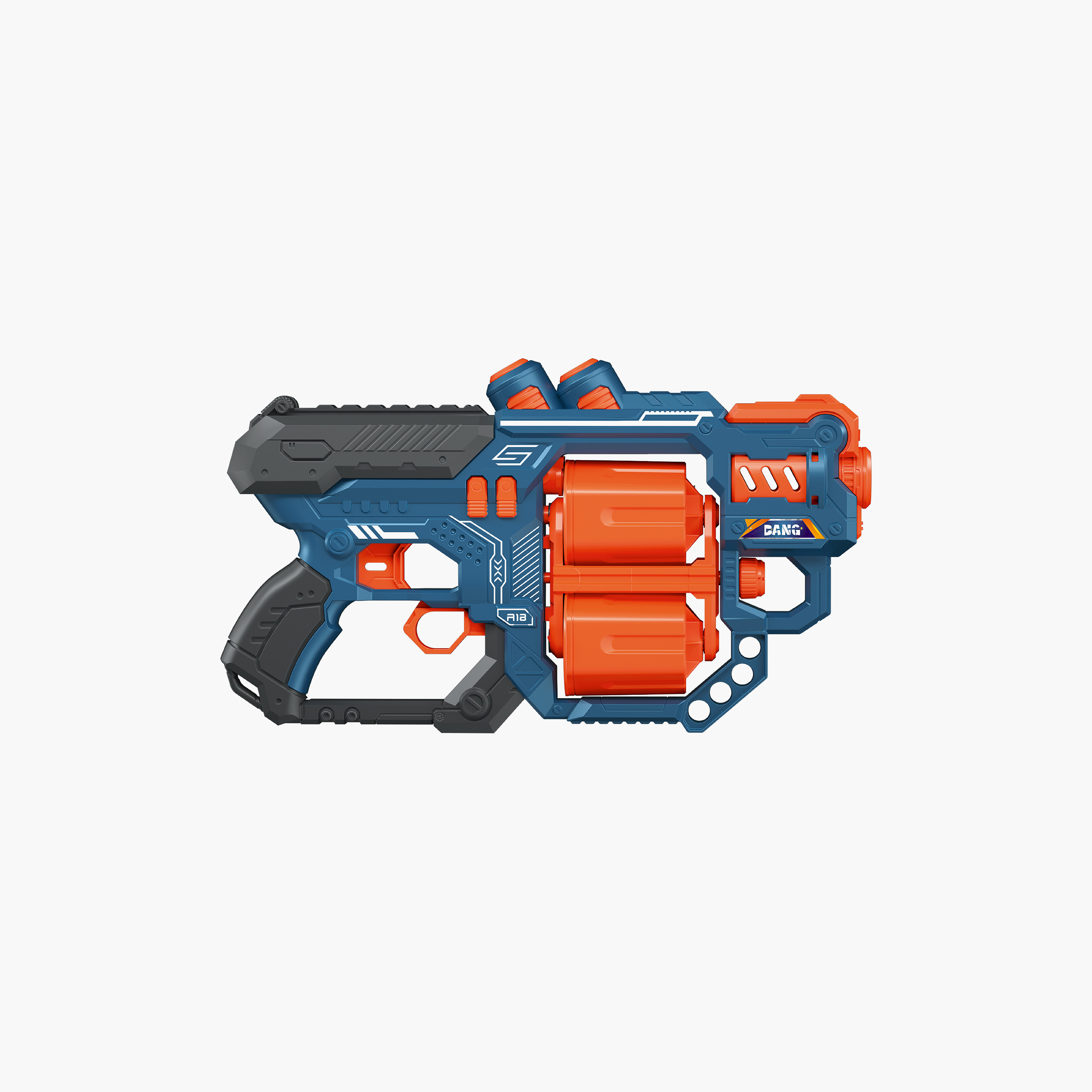 مسدس راينو مع 12 قذيفة من بانج-toys-outdoor-gunsandfoamblasters-image-1