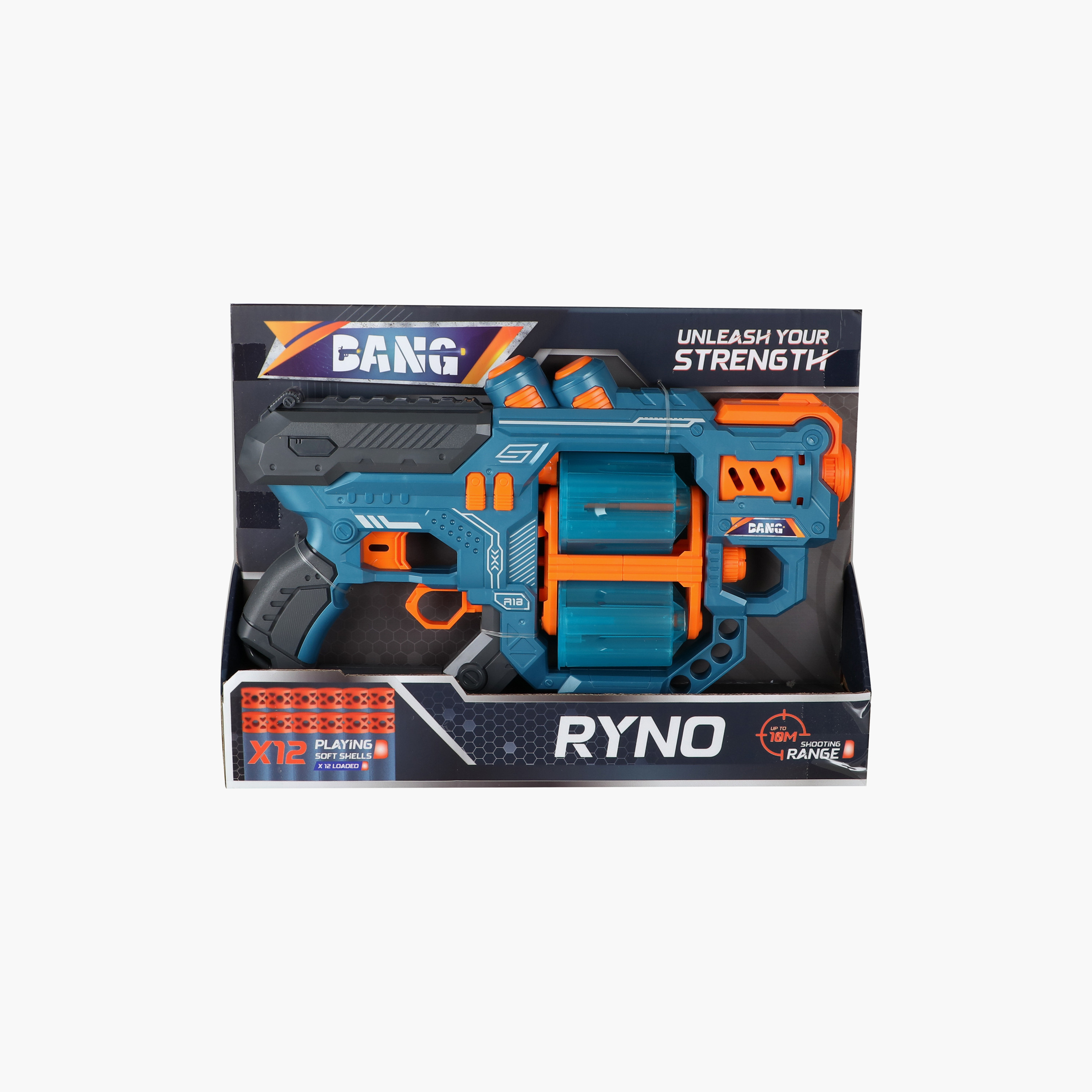 مسدس راينو مع 12 قذيفة من بانج-toys-outdoor-gunsandfoamblasters-image-2