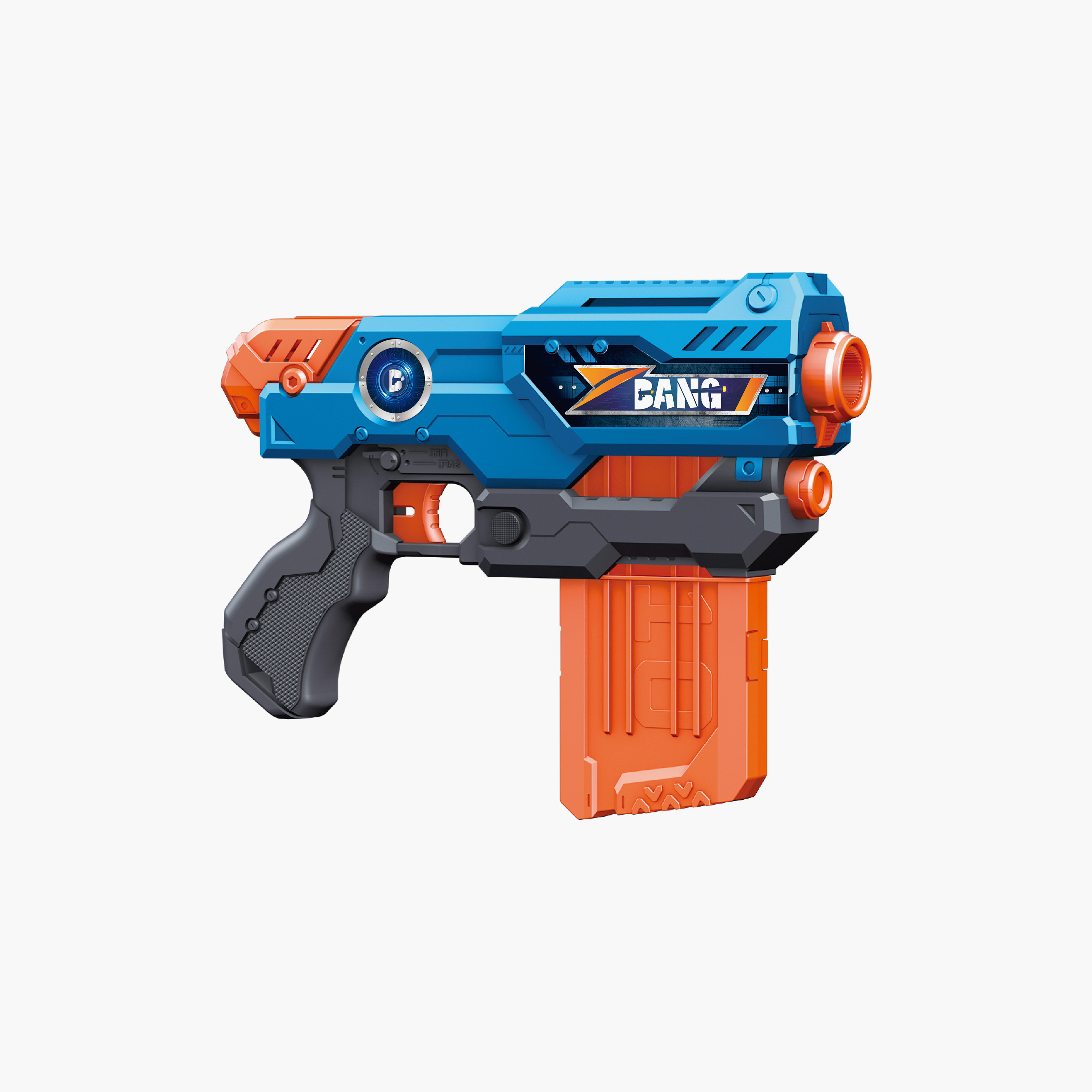 مسدس هاند كانون مع 12 قذيفة من بانج-toys-outdoor-gunsandfoamblasters-image-1