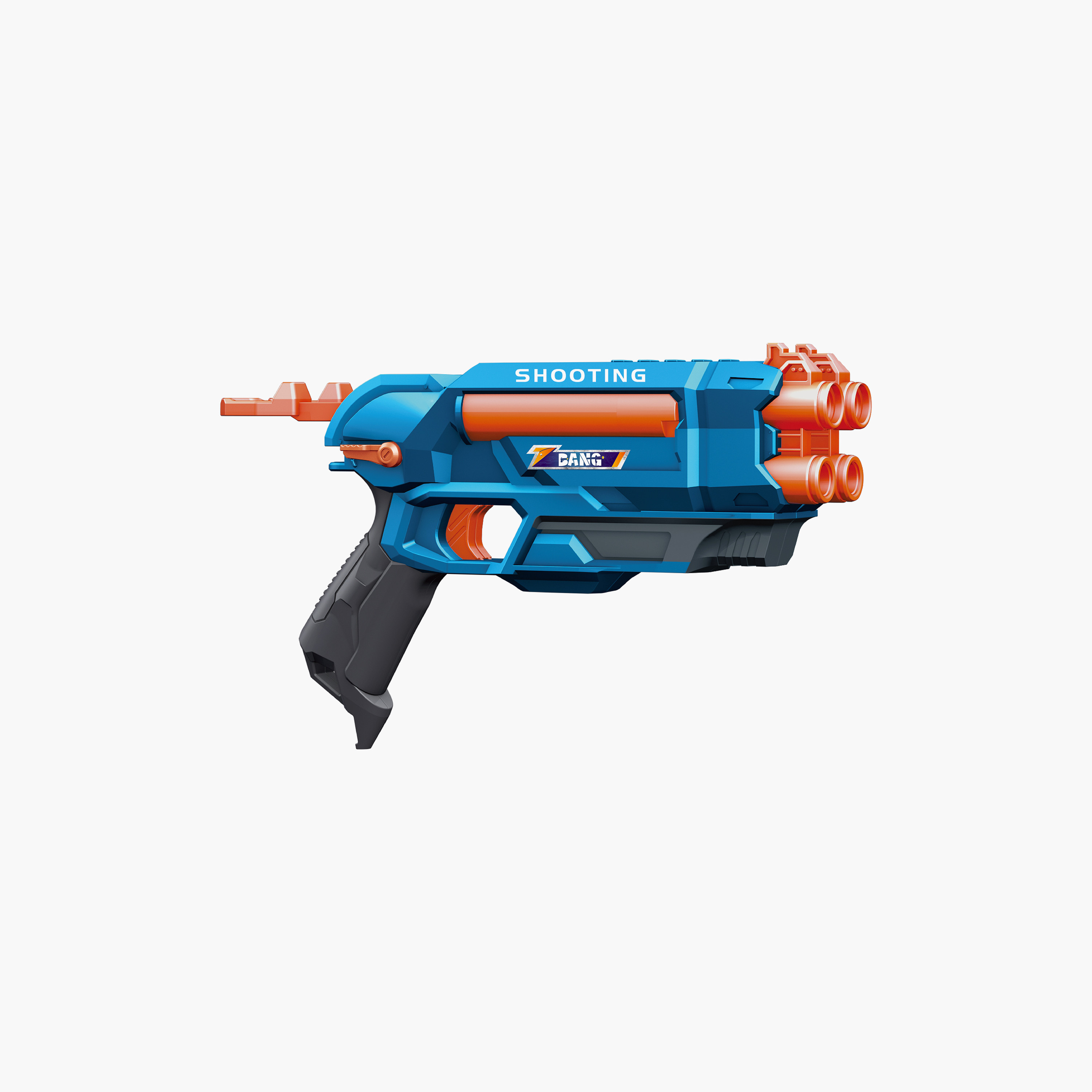 مسدس دوم فيست مع 6 قذائف من بانج-toys-outdoor-gunsandfoamblasters-image-1