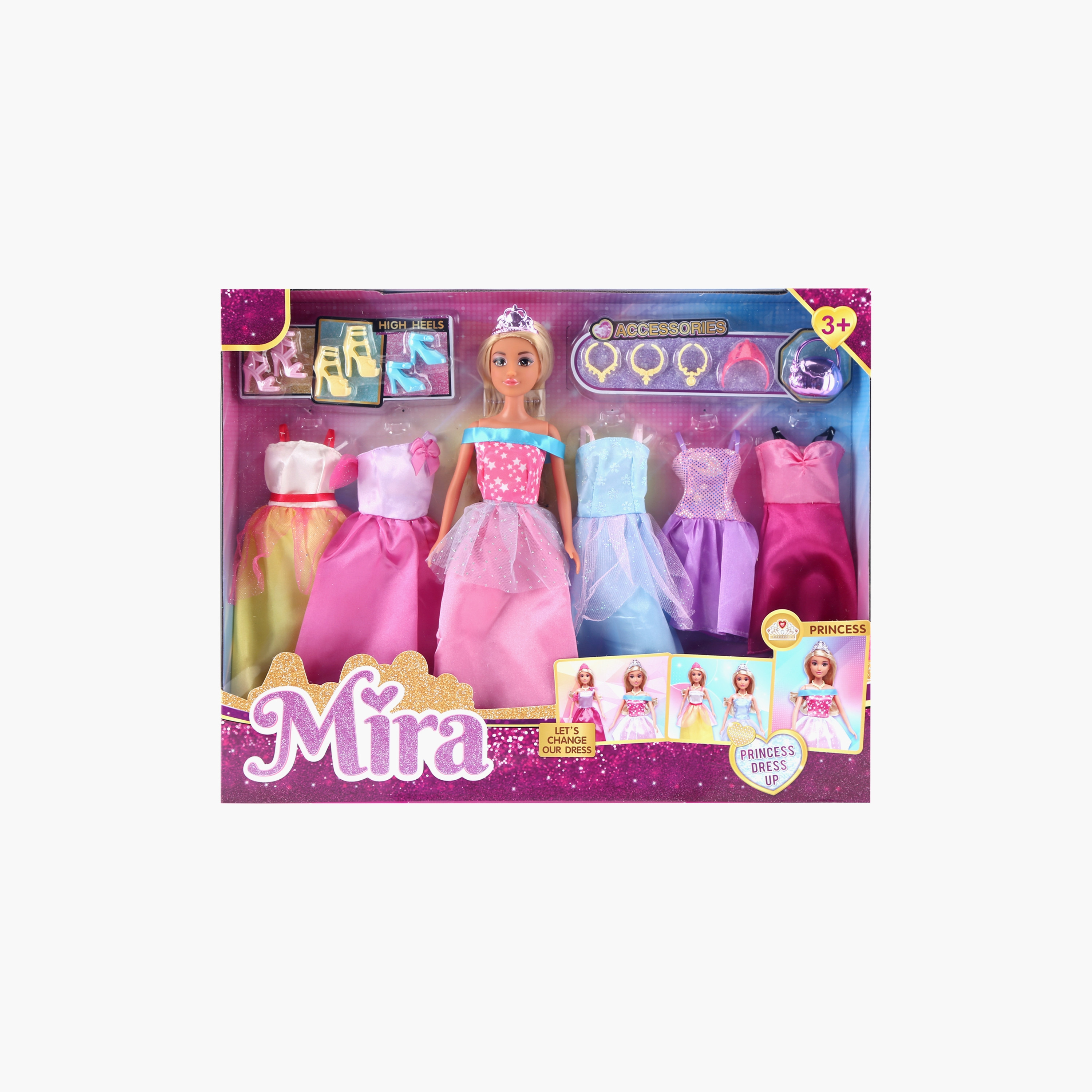 Mira Fashion Princess Doll Dress Up Set - 11.5 inch-toys-dollsandplaysets-dollplaysets-image-3