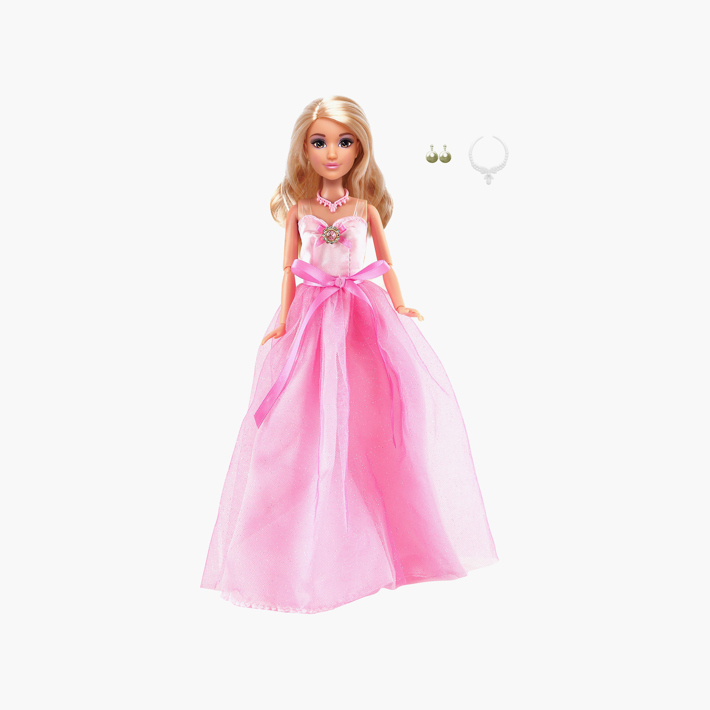 دمية كلاسيكية بفستان كامل جمال وردي (بينك بيوتي) - 11.5 بوصة من ميرا-toys-dollsandplaysets-dolls-image-1