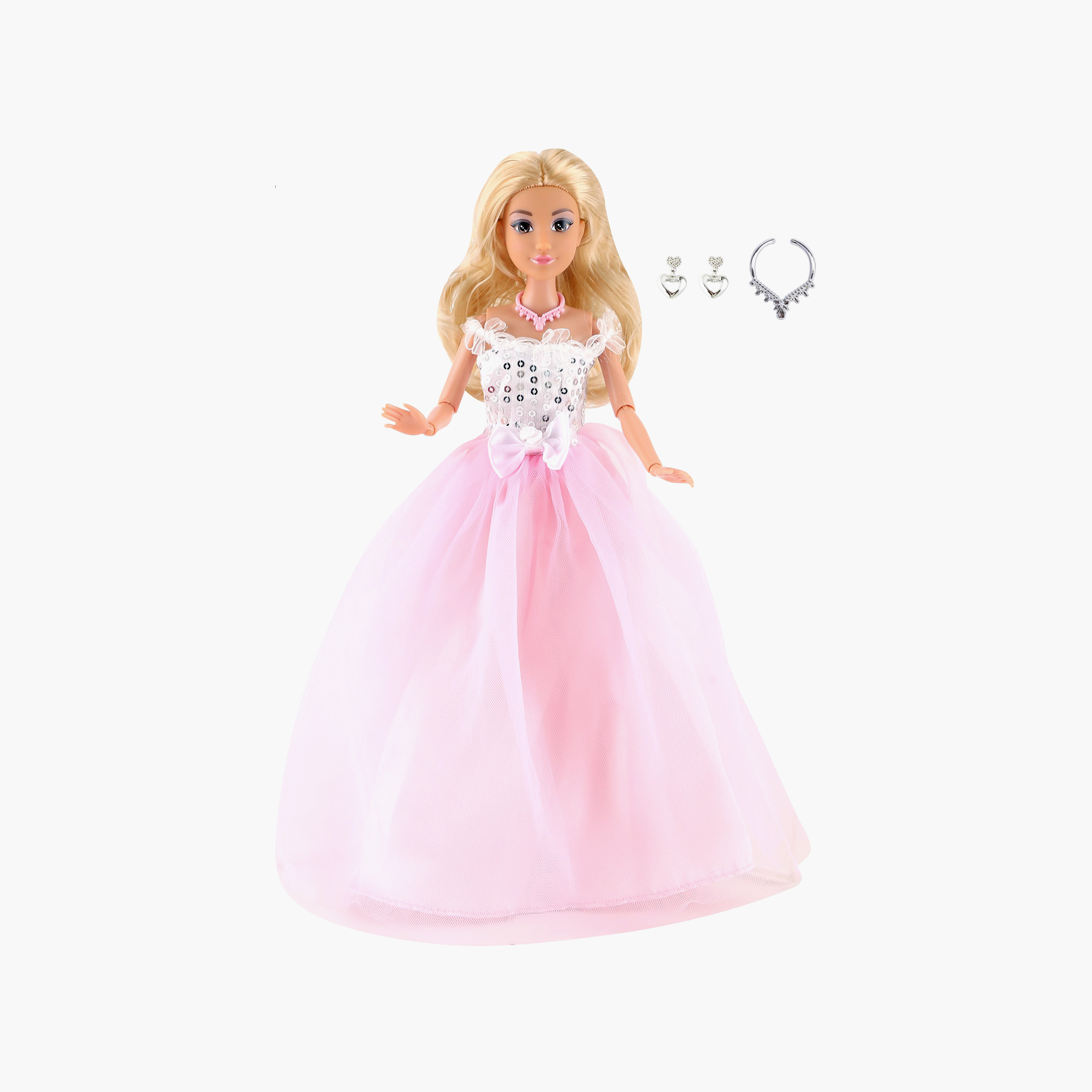 دمية كلاسيكية بفستان أبيض كامل - 11.5 بوصة من ميرا-toys-dollsandplaysets-dolls-image-1