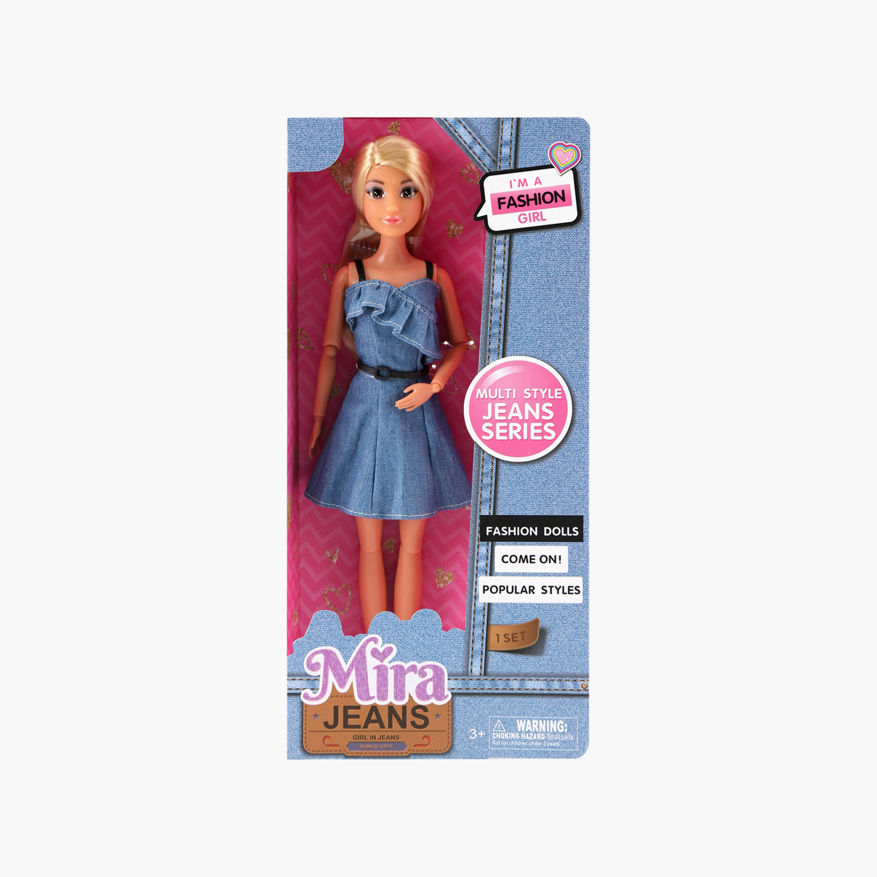 دمية كلاسيكية بشورت دنيم - 11.5 بوصة من ميرا-toys-dollsandplaysets-dolls-image-2