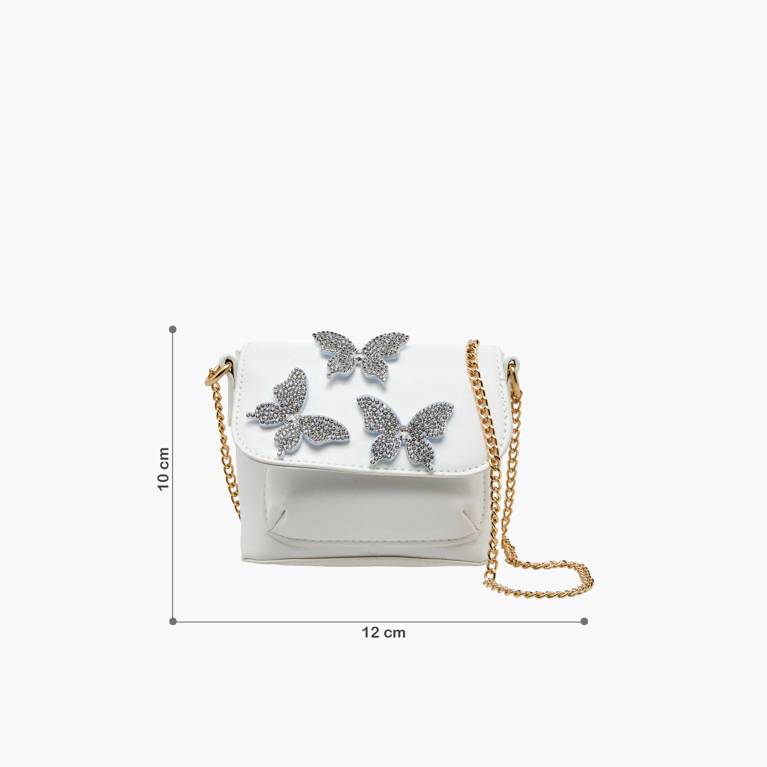 شنطة كروس بودي بتزيينات فراشة من فلورا بيلا-girls-accessories-bags-image-2